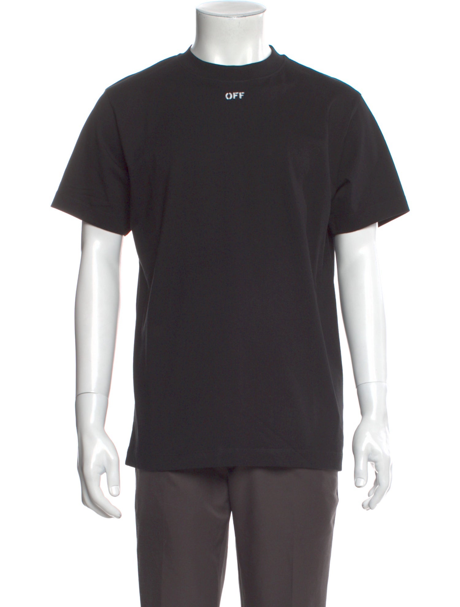 Off-White Graphic Print Crew Neck T-Shirt w/ Tags