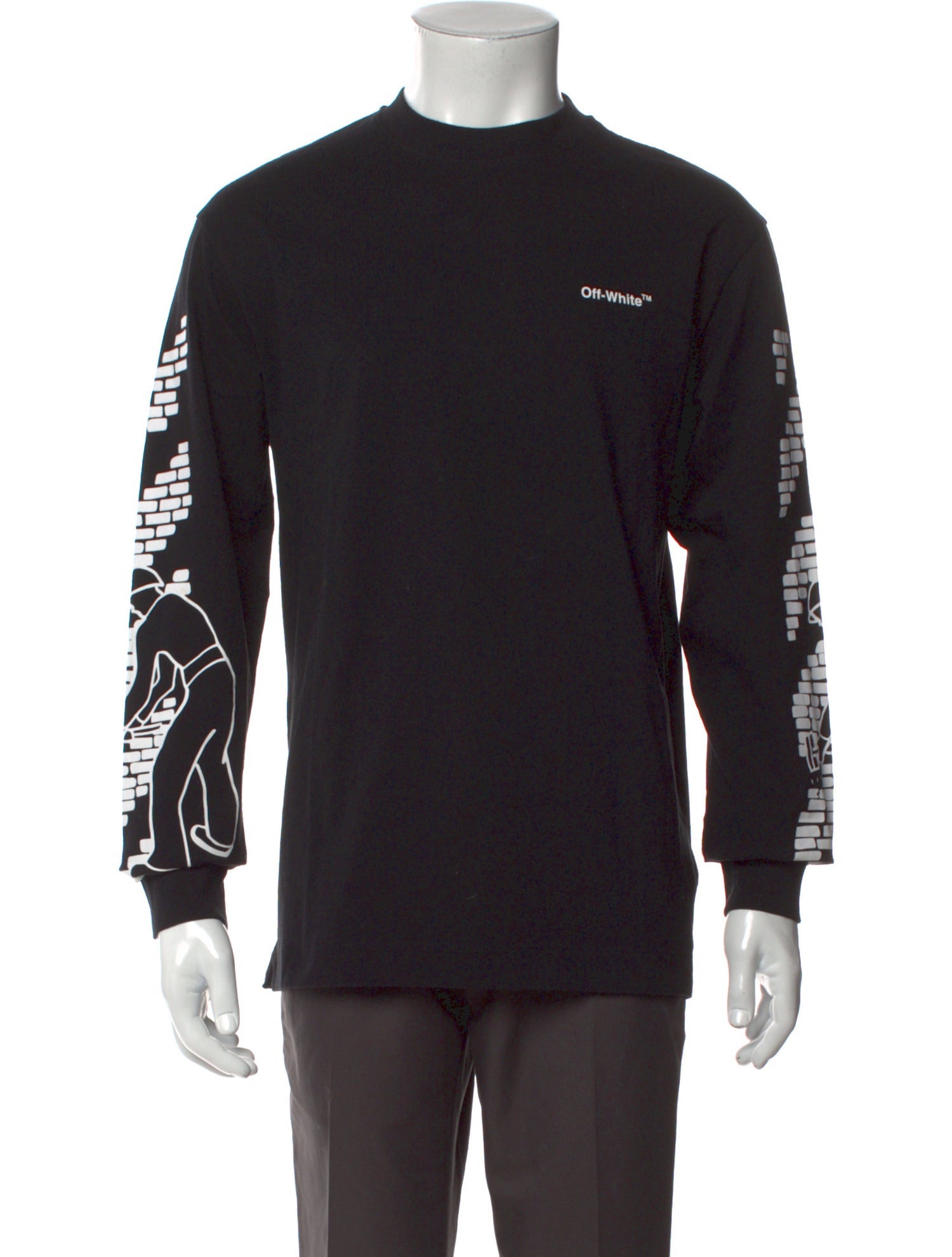 Off-White Signature Logo Graphic Print T-Shirt