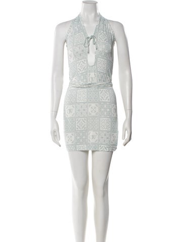 Pre-owned Off-white 2023 Mini Dress W/ Tags In White