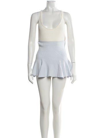Pre-owned Off-white 2024 Mini Dress In Neutral