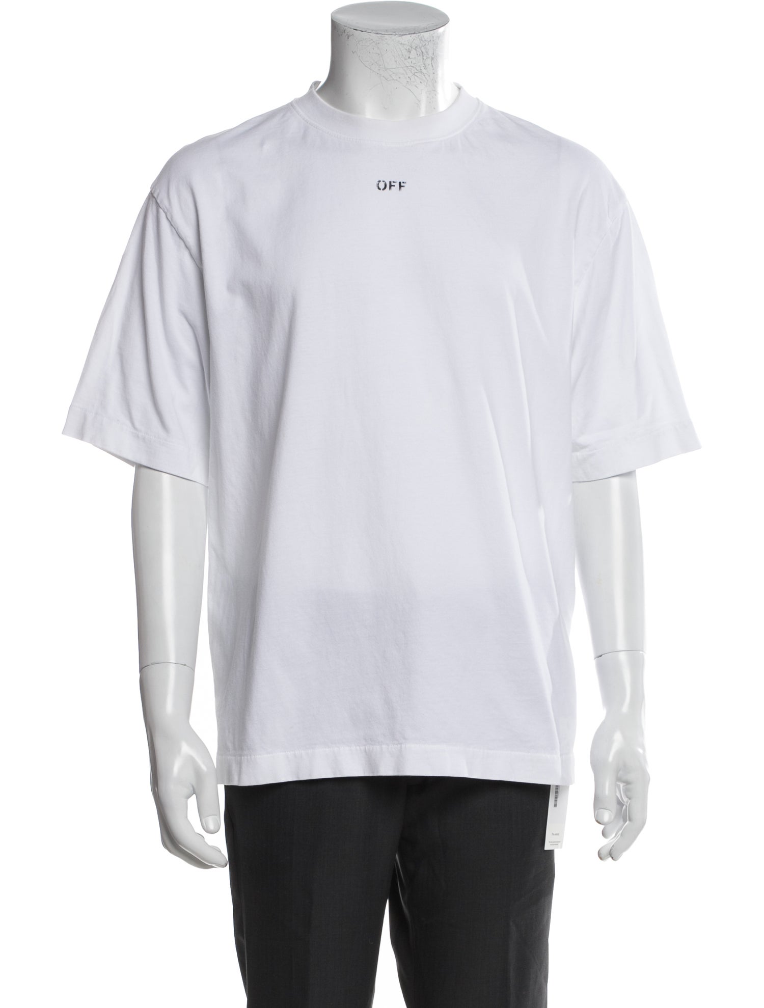 Off-White Graphic Print Crew Neck T-Shirt