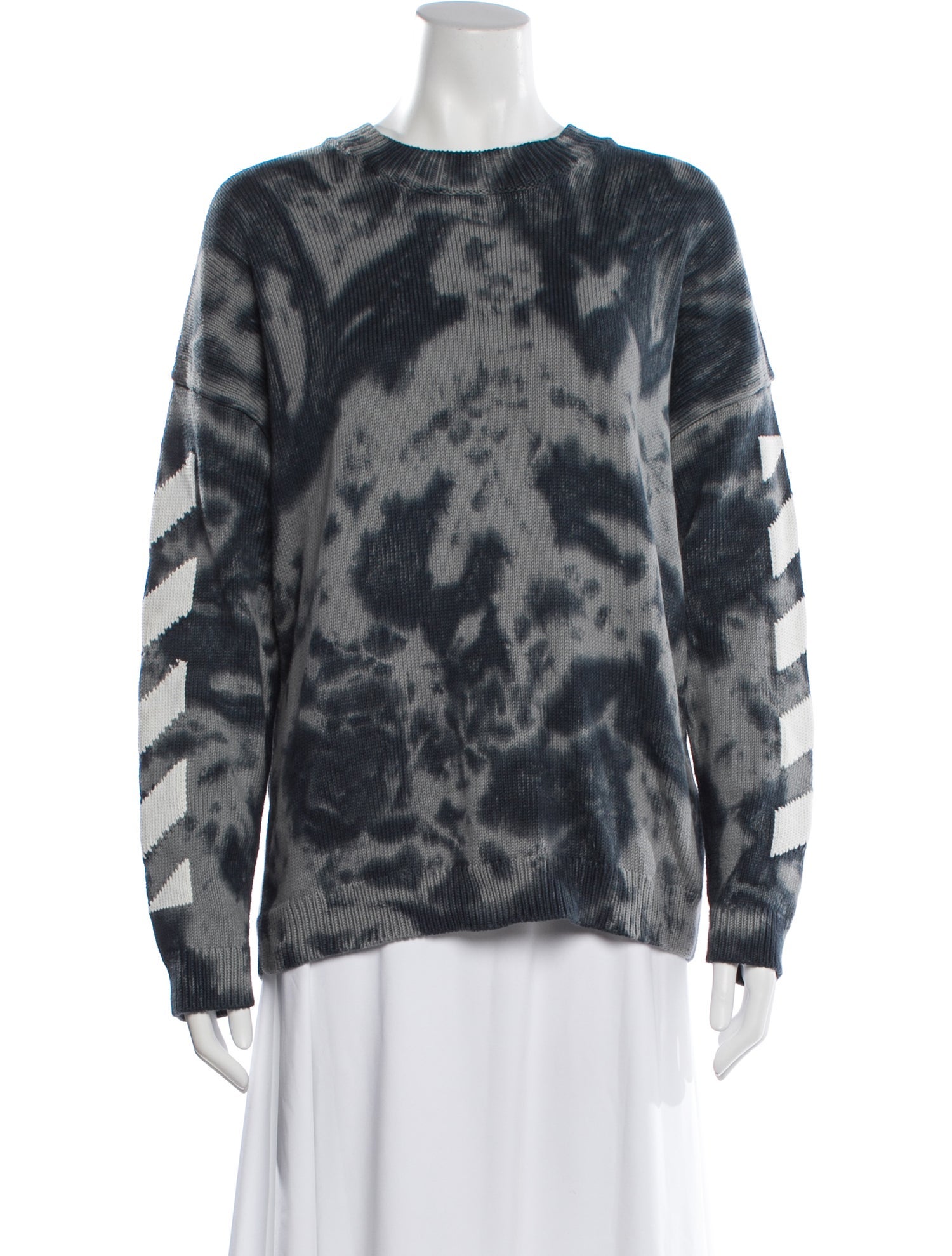 Off-White 2022 Diagonals Bleached Pullover