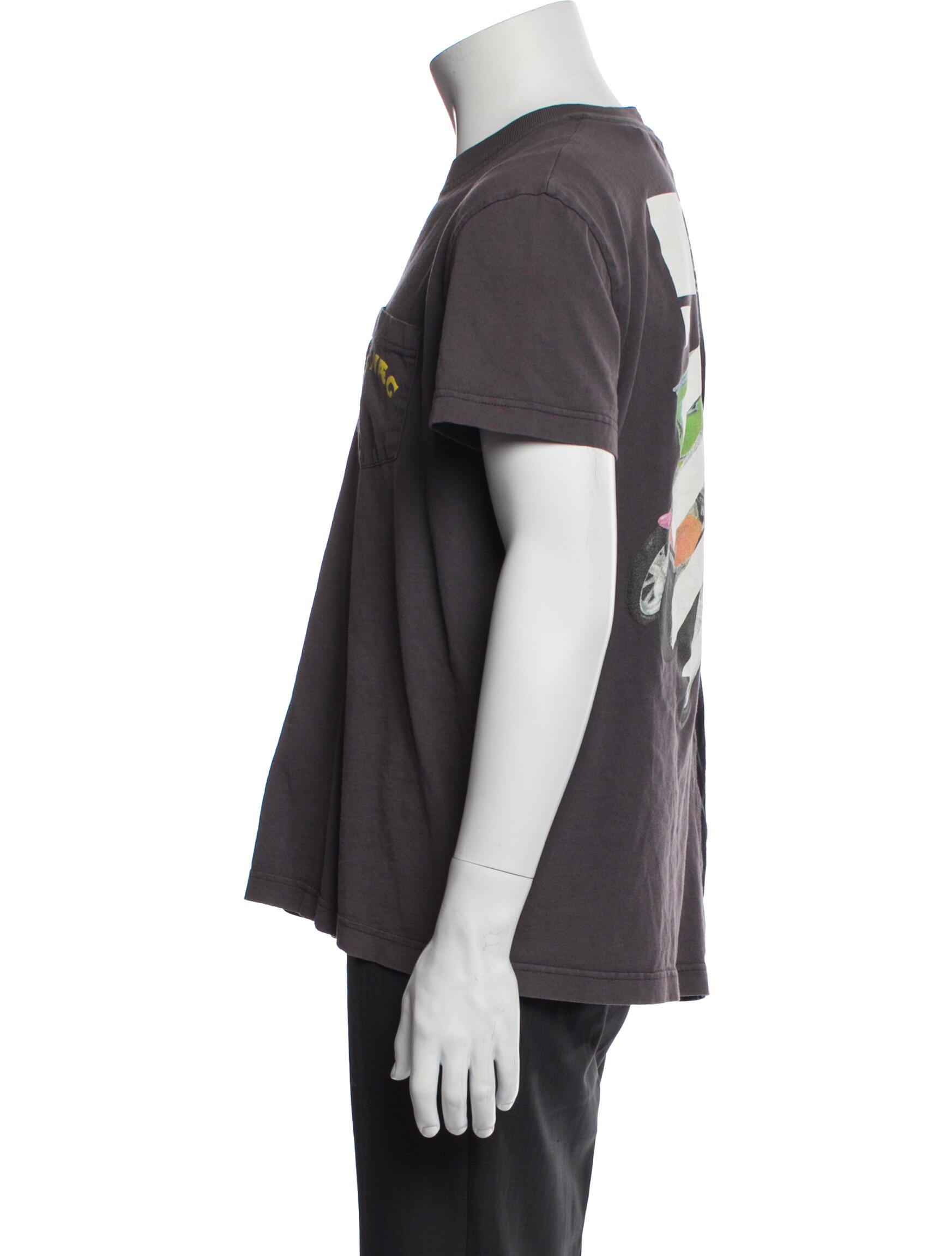 Off-White Graphic Print Crew Neck T-Shirt