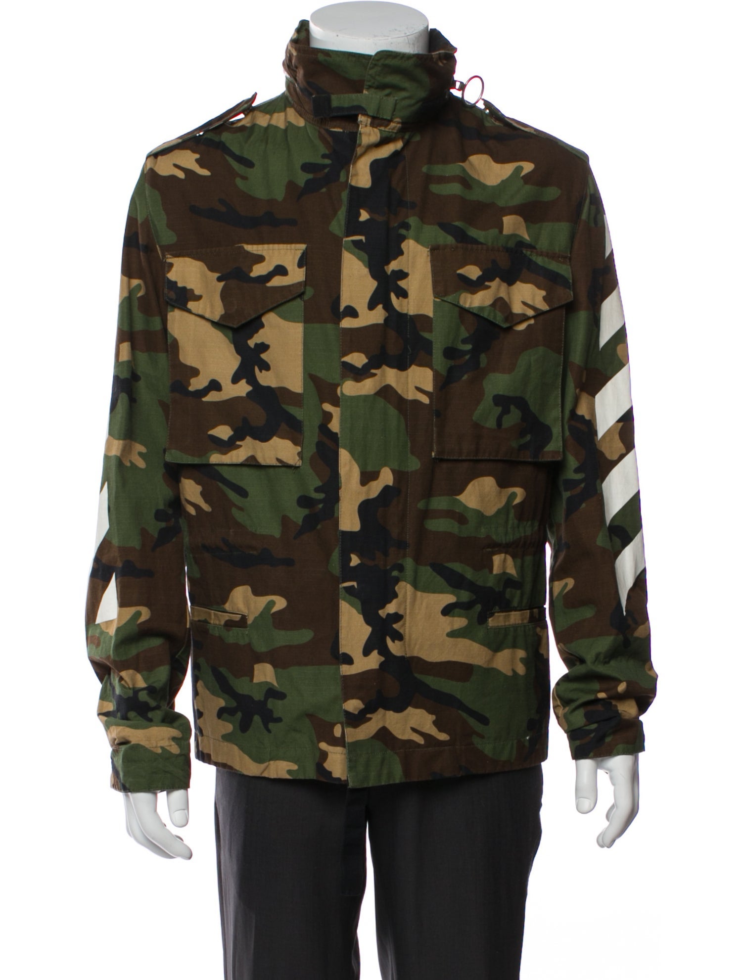 Off-White Diagonals Camo Camouflage Print Utility Jacket