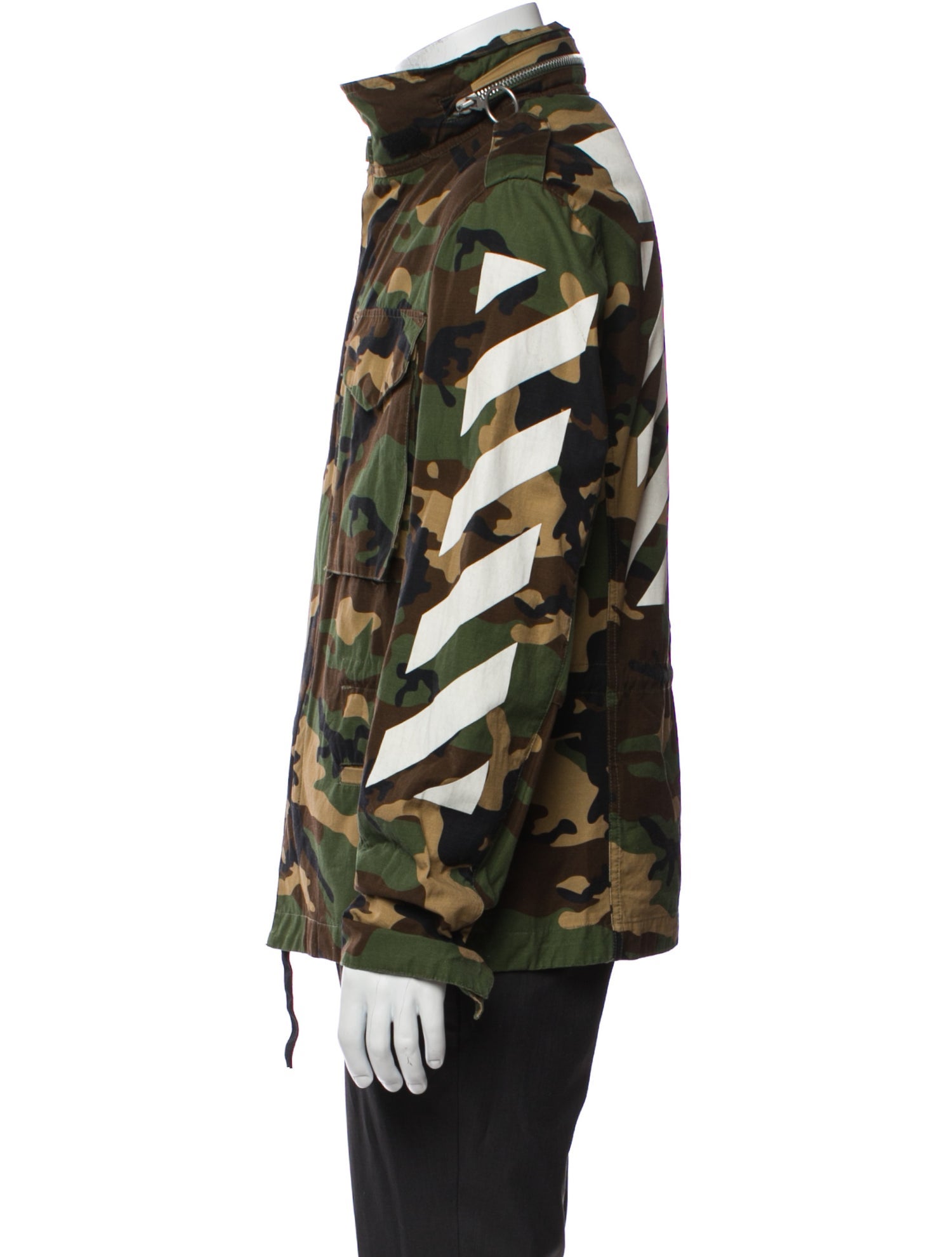 Off-White Diagonals Camo Camouflage Print Utility Jacket