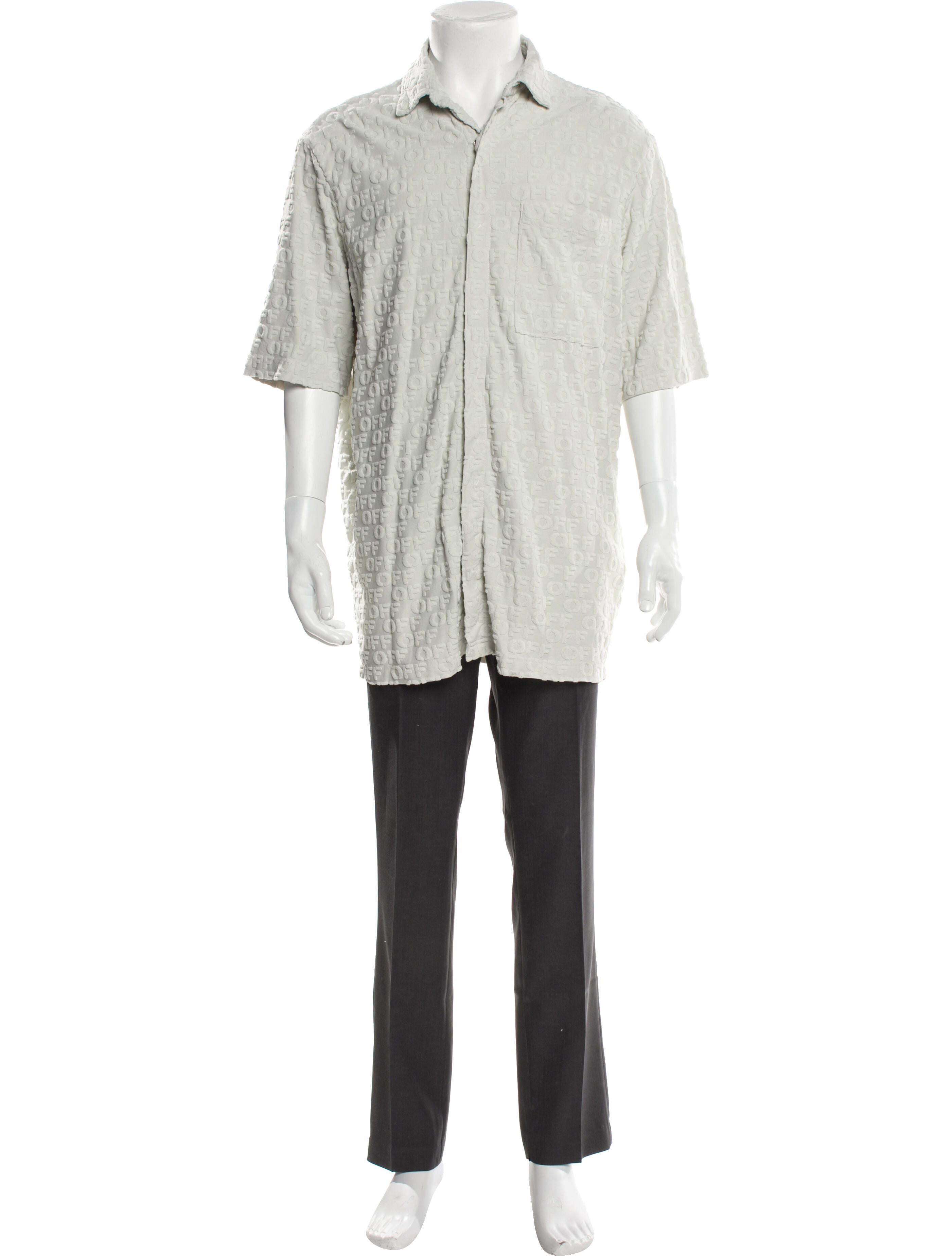 Off-White Short Sleeve Shirt