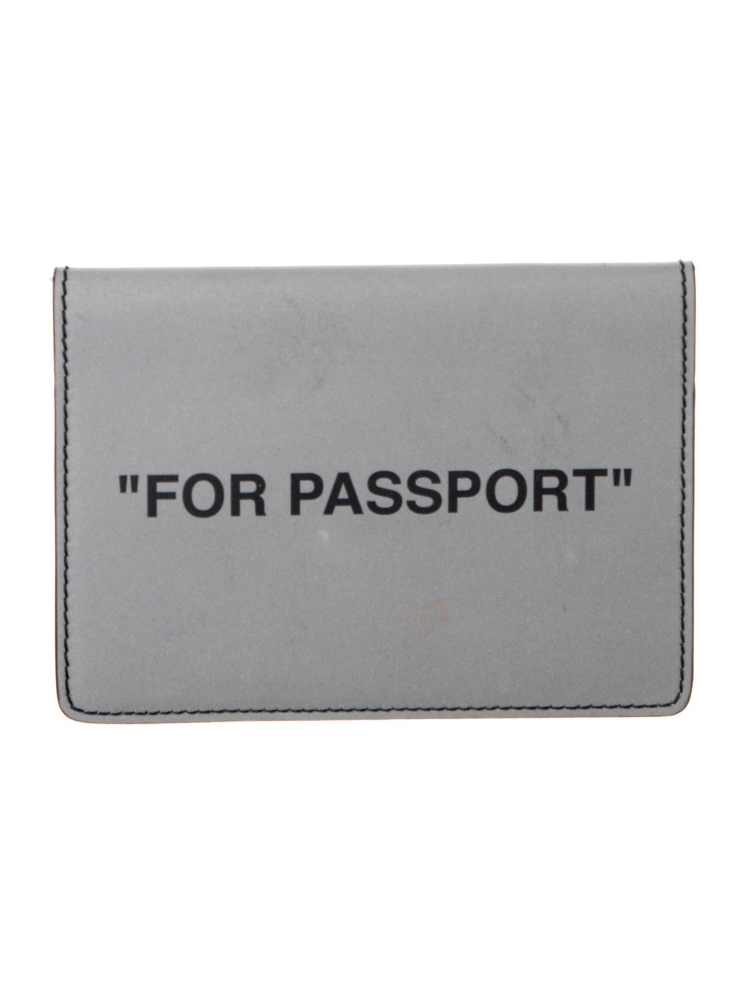 Off-White 'For Passport' Leather Card Holder