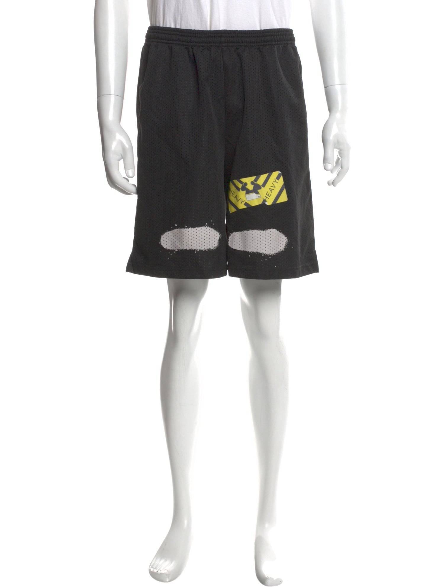 Off-White Graphic Print Athletic Shorts