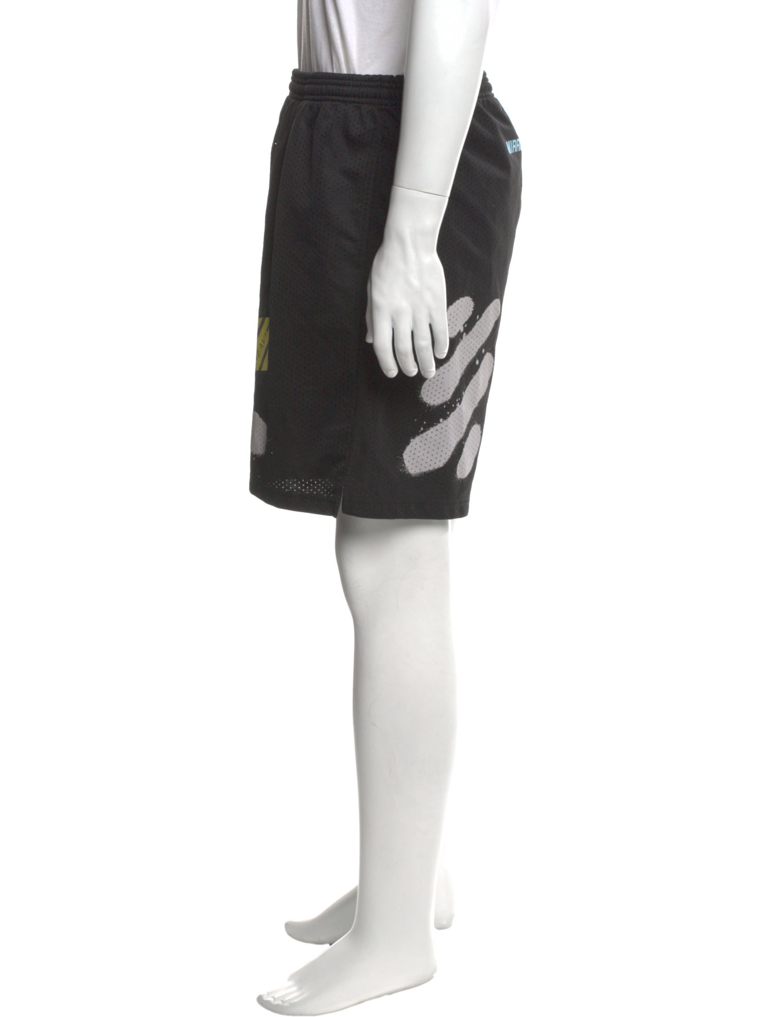 Off-White Graphic Print Athletic Shorts