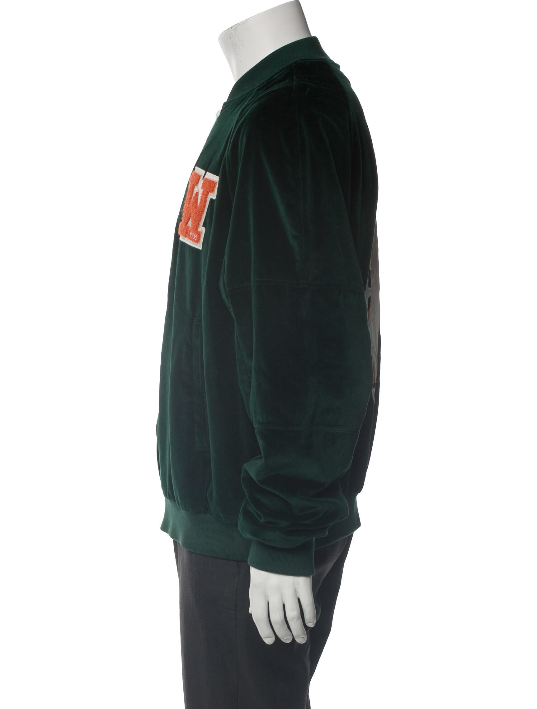 Off-White 2020 Graphic Print Varsity Jacket