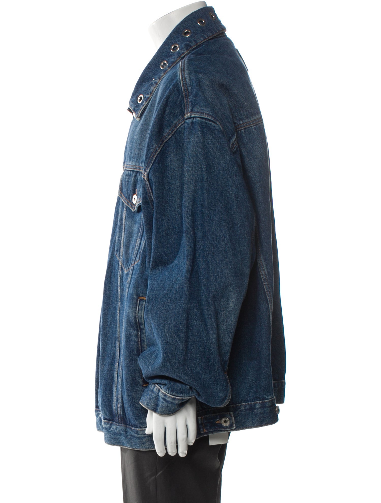 Off-White 2023 Signature Logo Denim Jacket