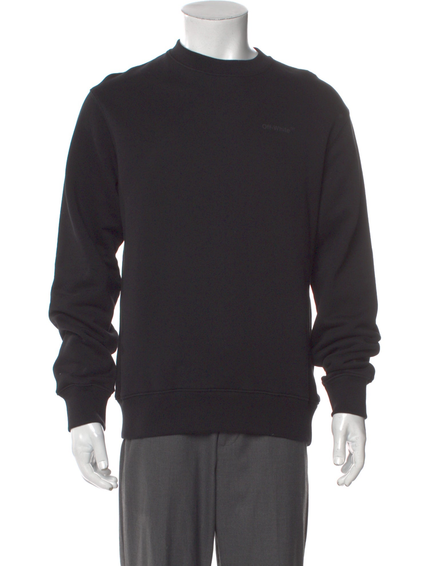 Off-White Diagonals Crew Neck Sweatshirt