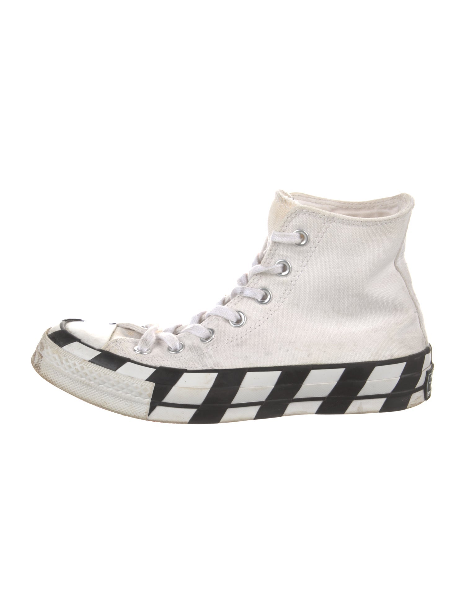Off-White x Converse Chuck Taylor Canvas Striped Sneakers