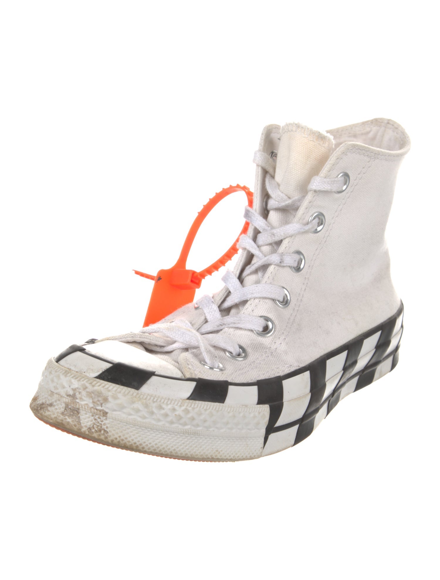 Off-White x Converse Chuck Taylor Canvas Striped Sneakers