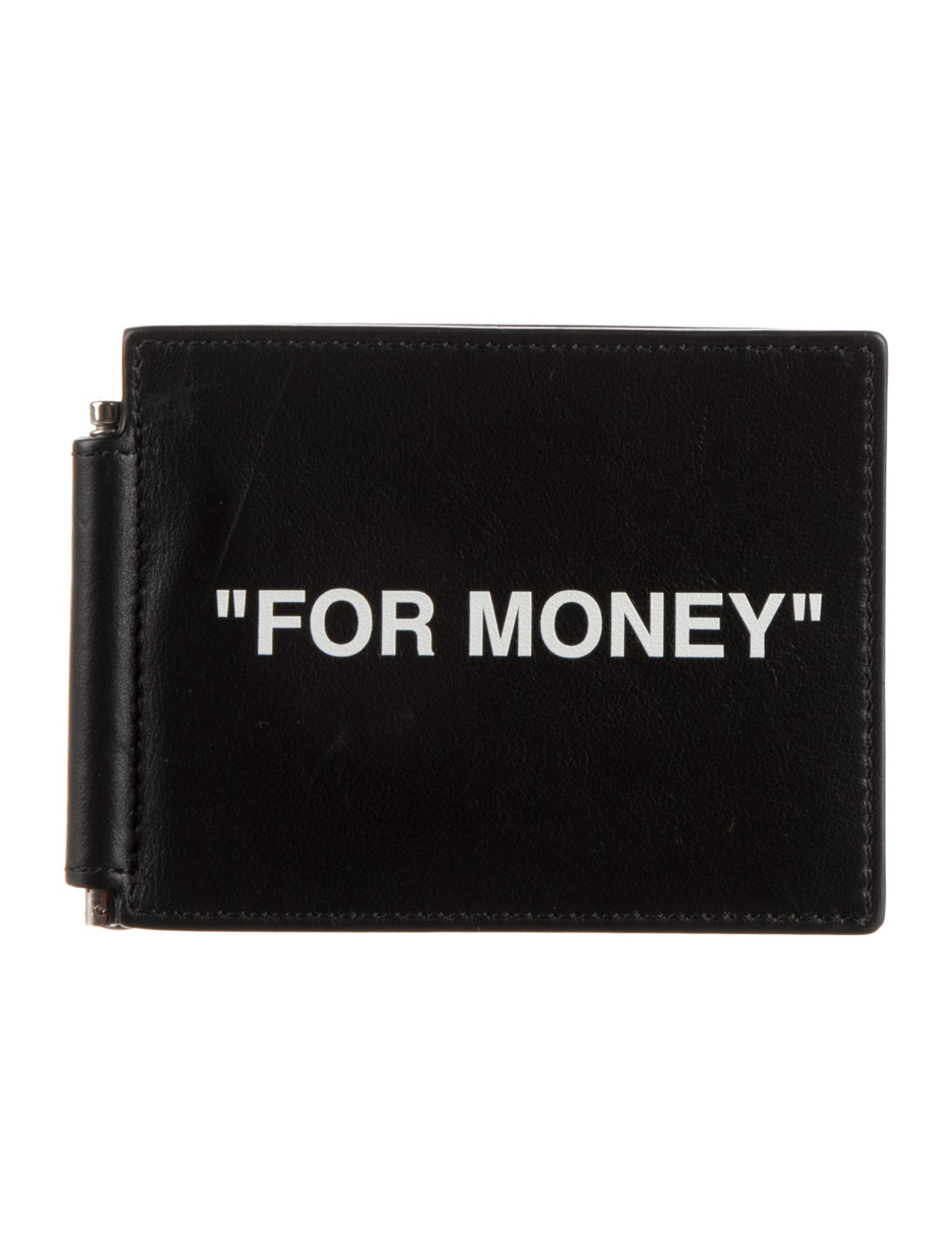 Off-White "For Money" Leather Wallet