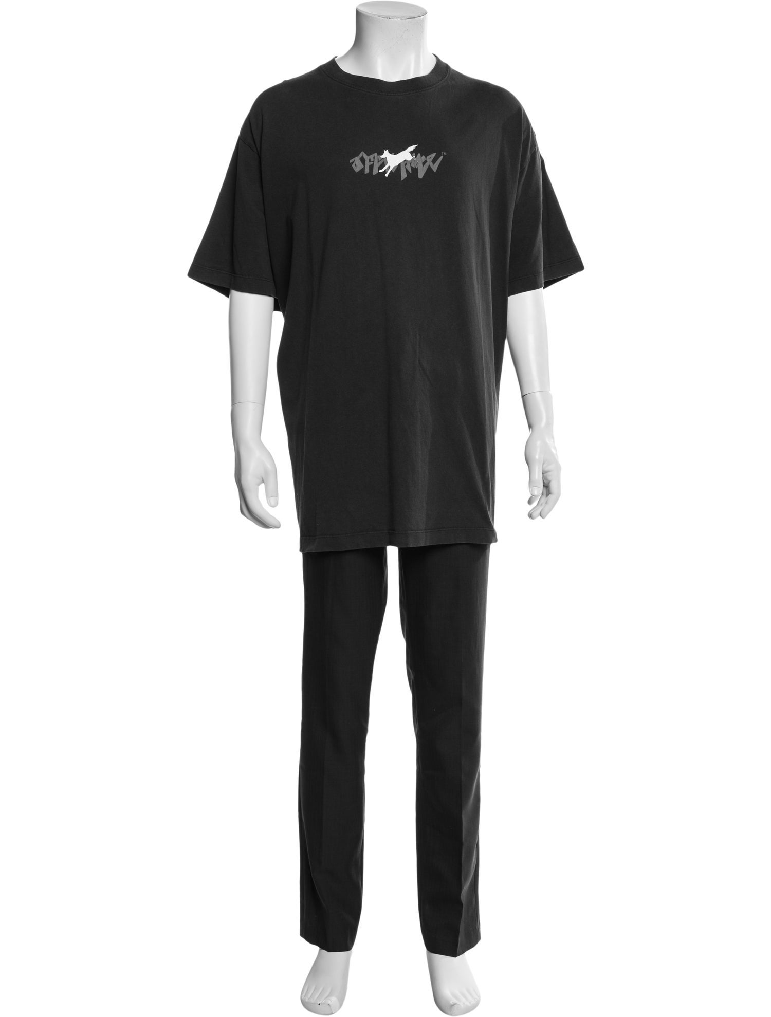 Off-White 2021 Running Wolves T-Shirt