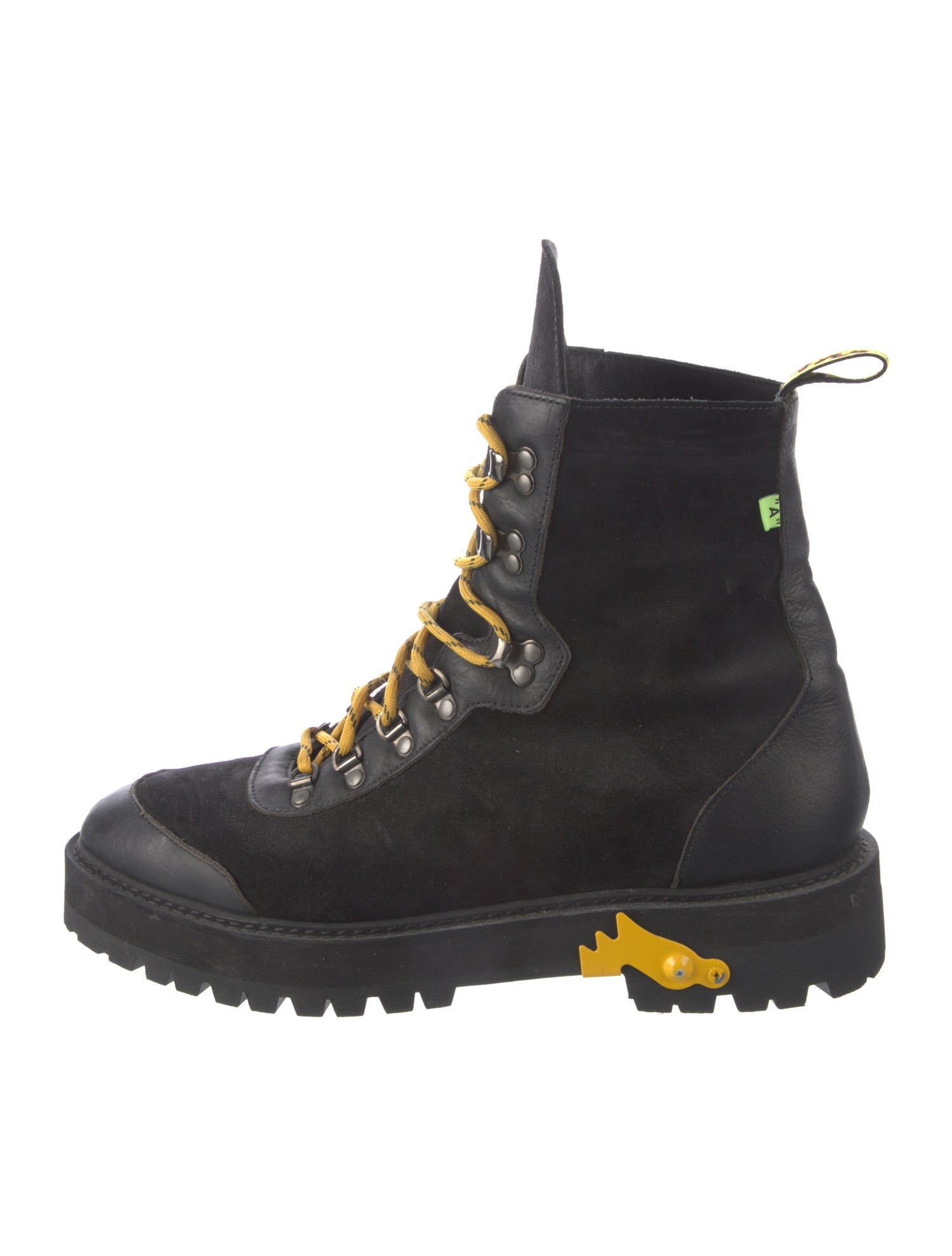 Off-White Suede Hiking Boots