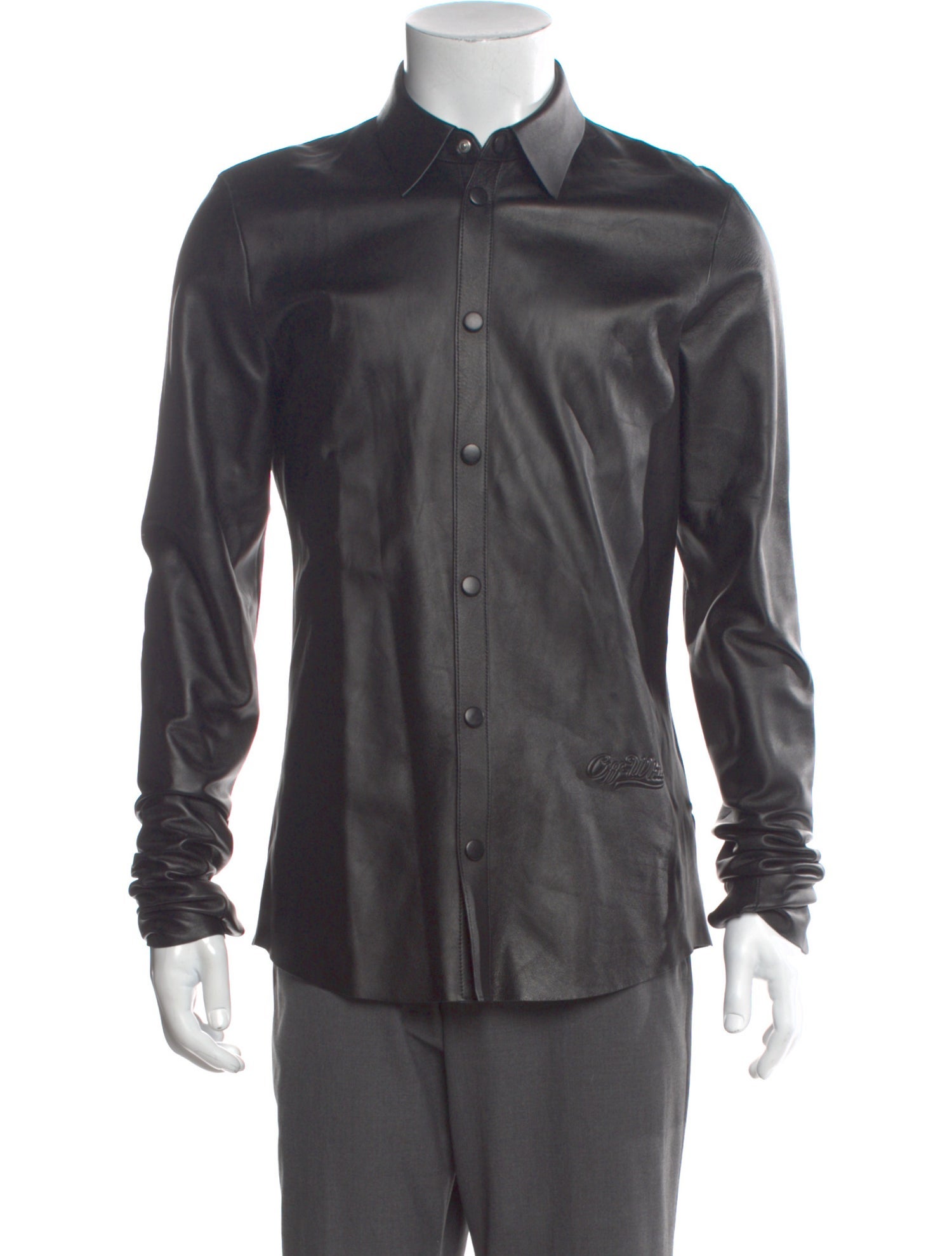 Off-White 2023 Leather Shirt