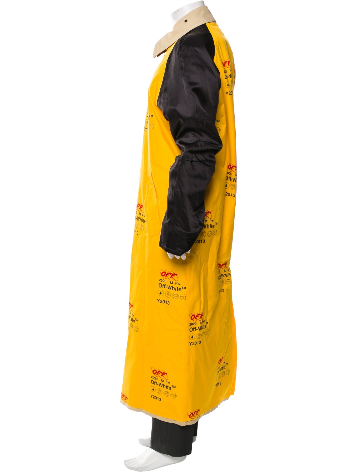 Off-White 2019 Colorblock Pattern Parka