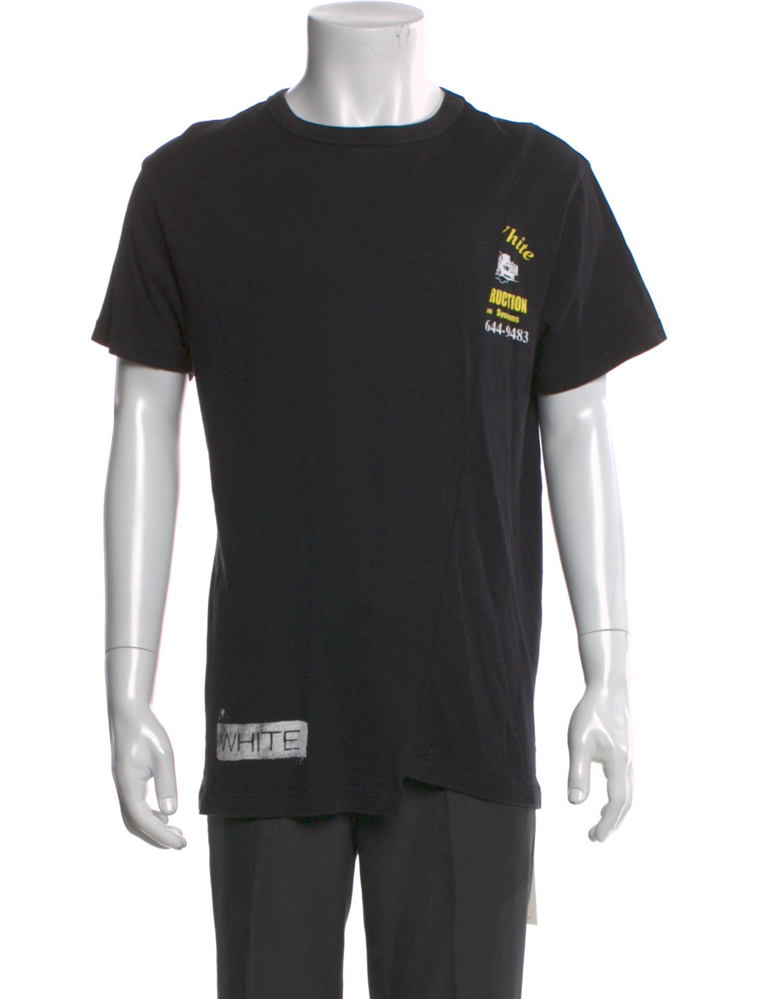 Off-White Graphic Print Crew Neck T-Shirt