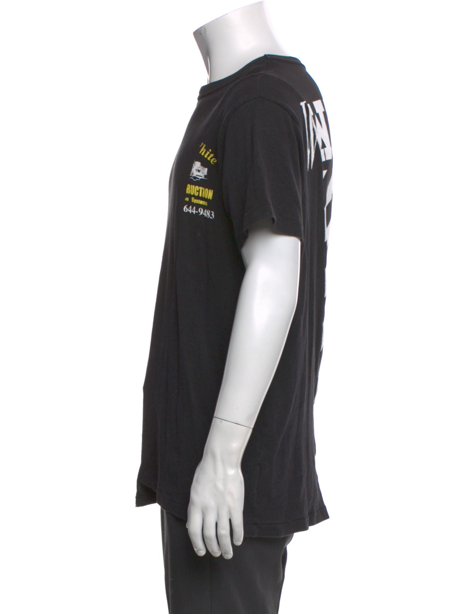 Off-White Graphic Print Crew Neck T-Shirt