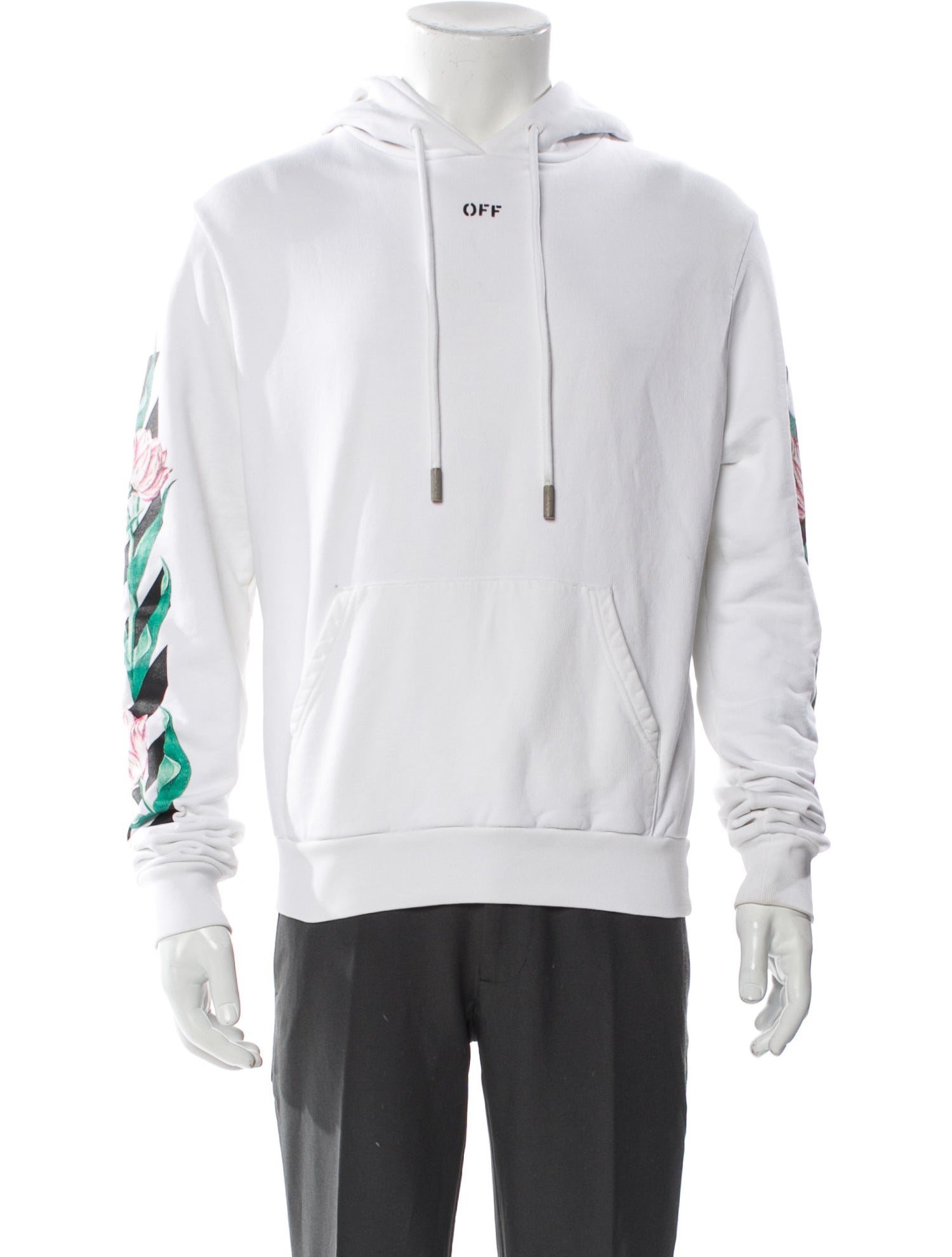 Off-White Signature Logo Graphic Print Hoodie