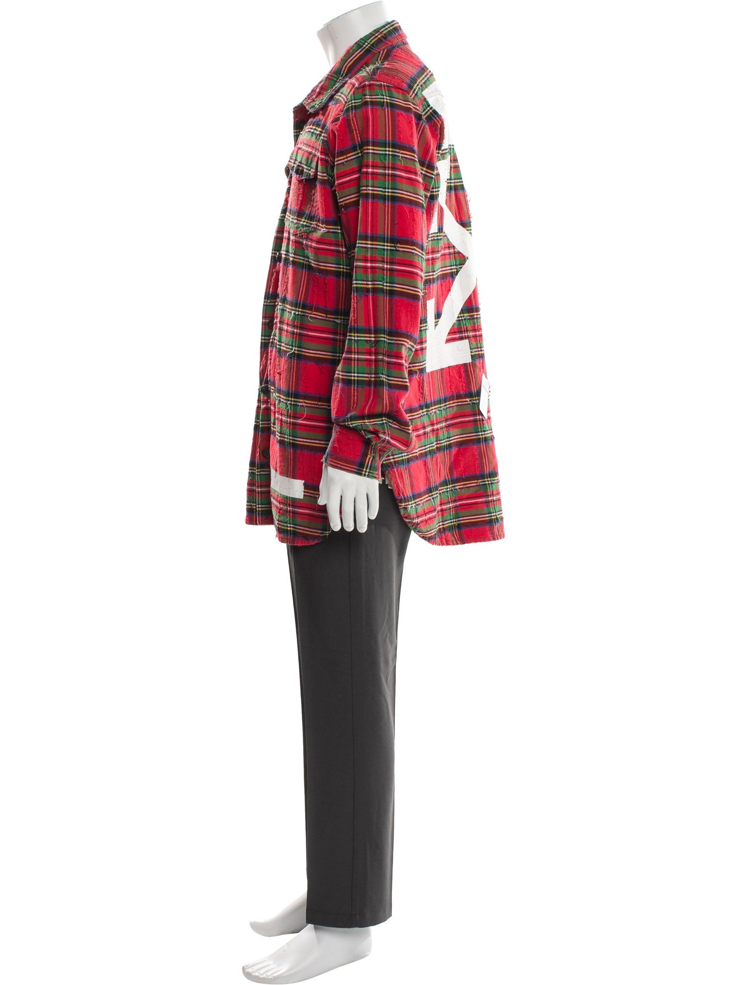 Off-White 2017 Plaid Print Shirt