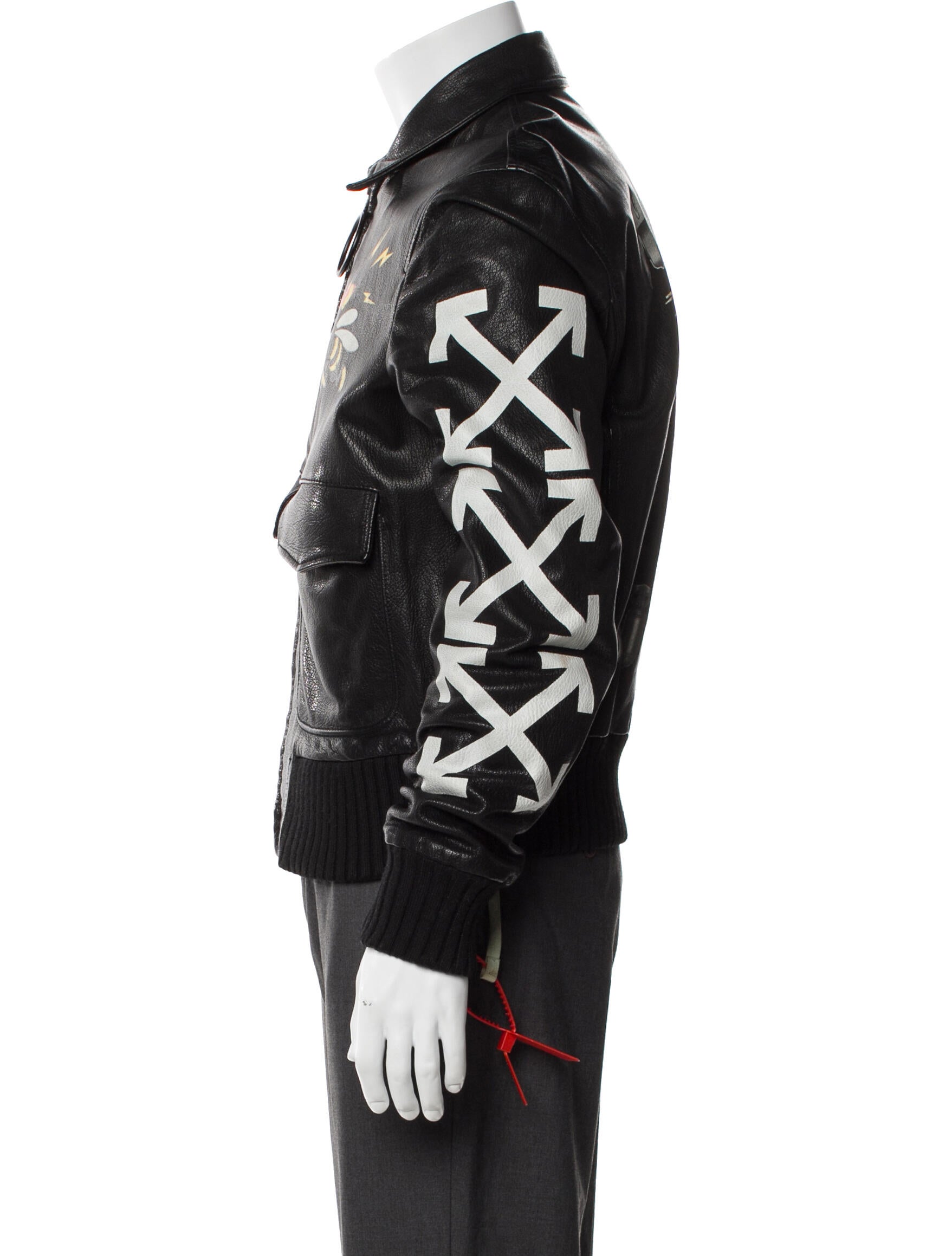 Off-White 2017 Leather Jacket