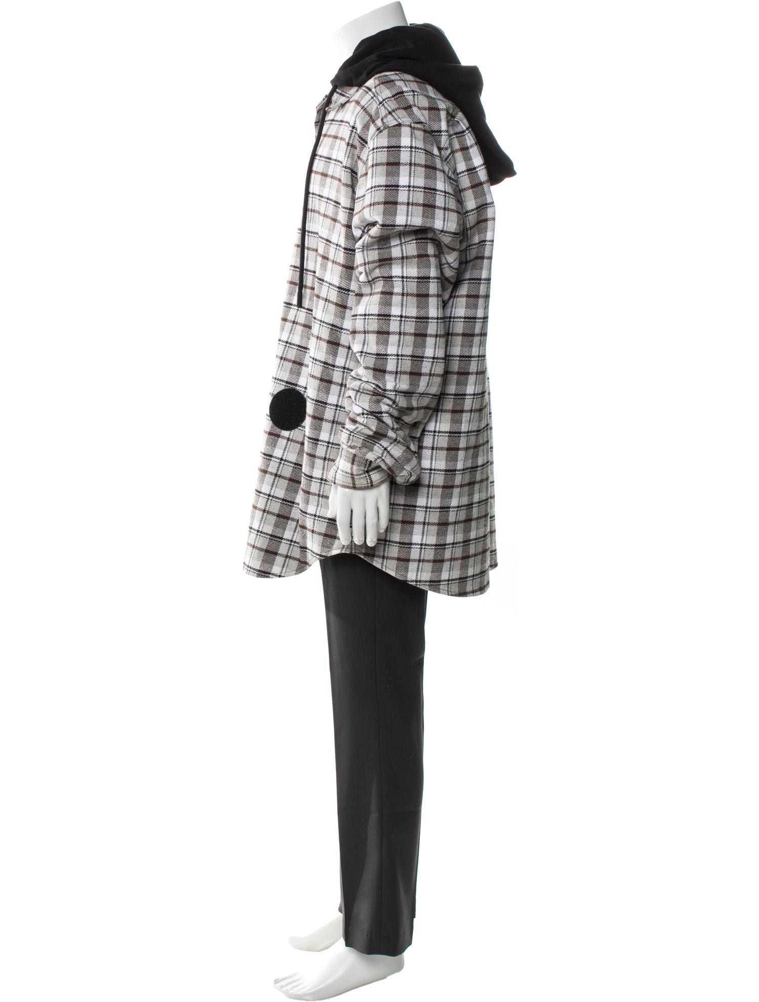 Off-White 2018 Plaid Print Parka