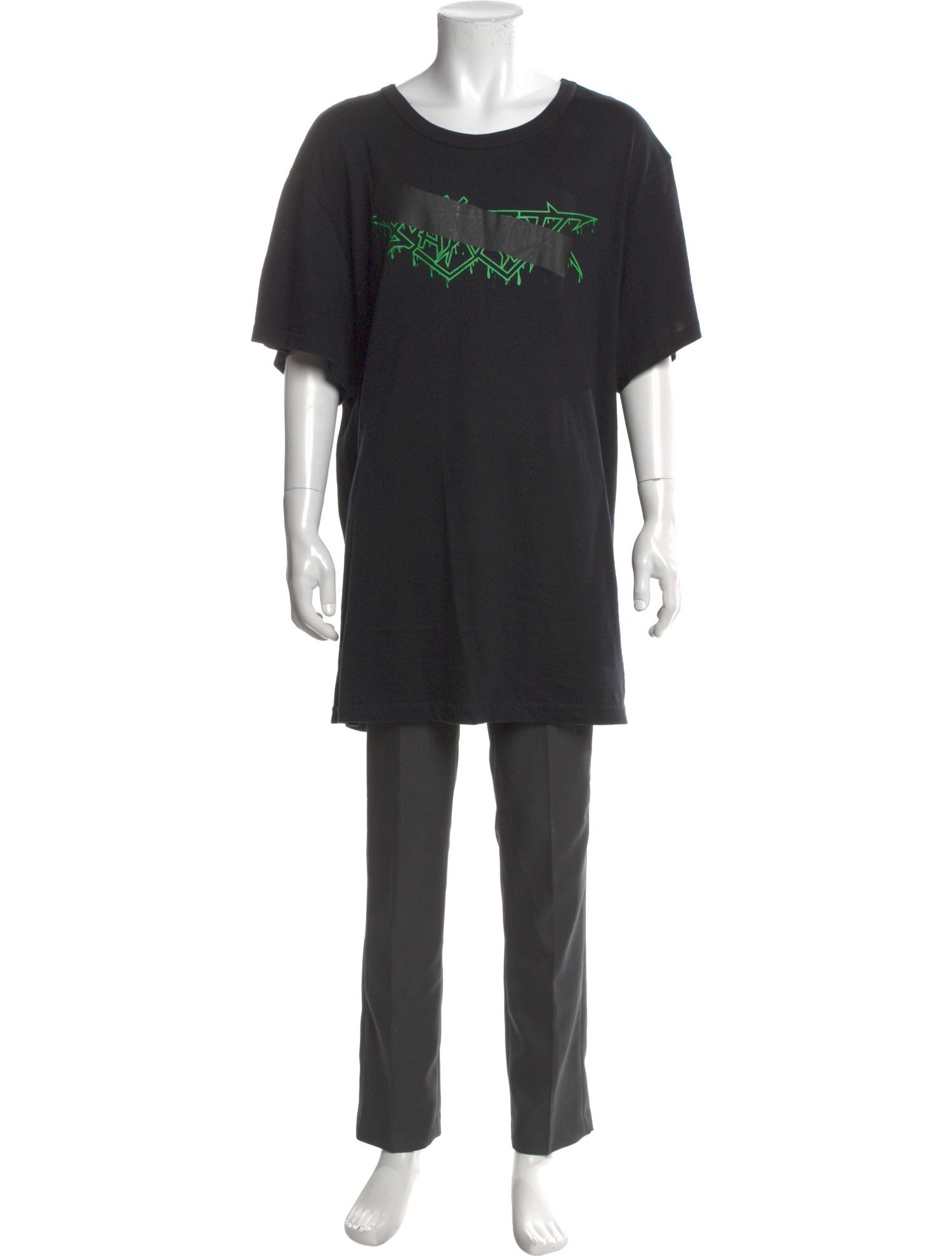 Off-White Graphic Print Crew Neck T-Shirt