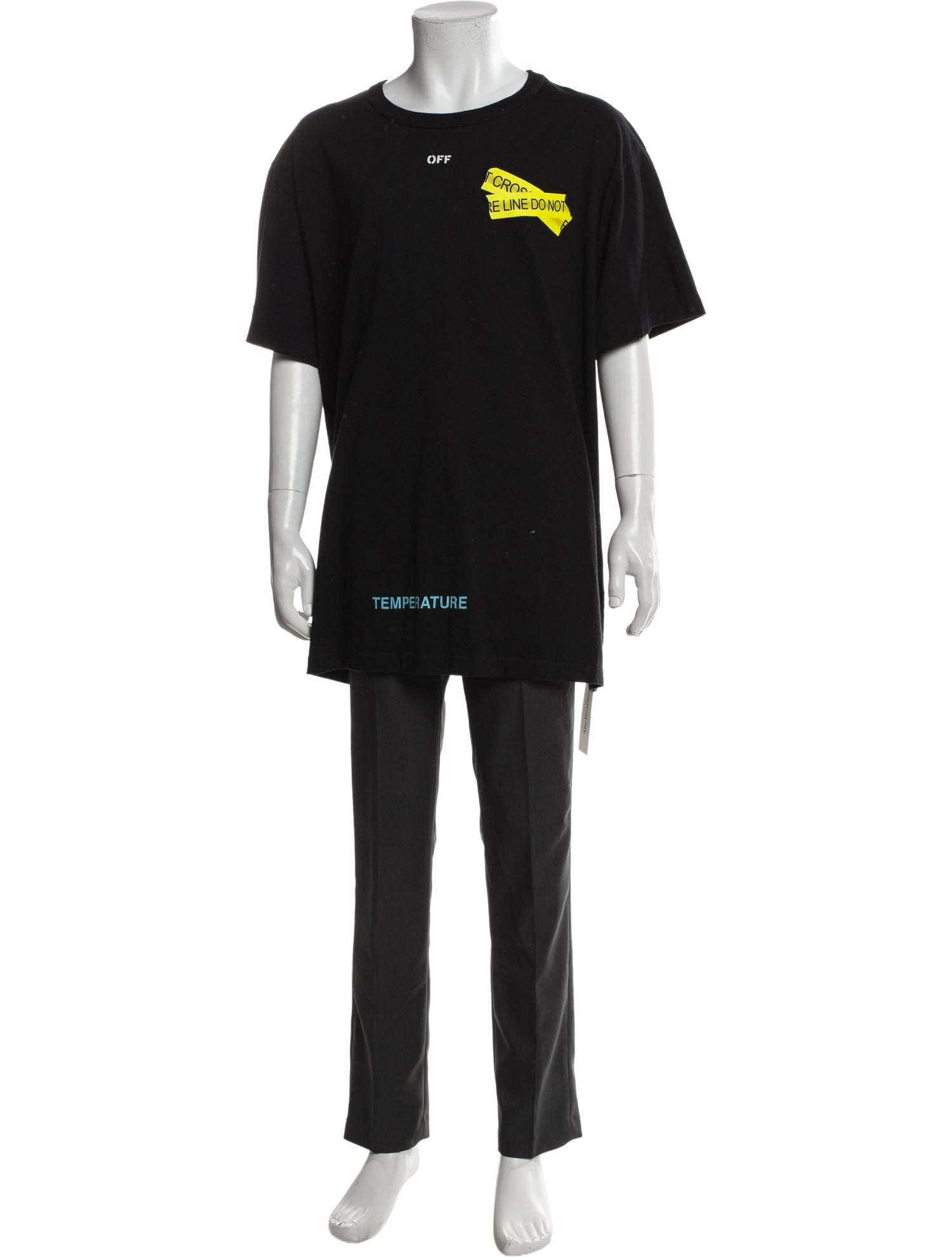 Off-White Graphic Print Crew Neck T-Shirt