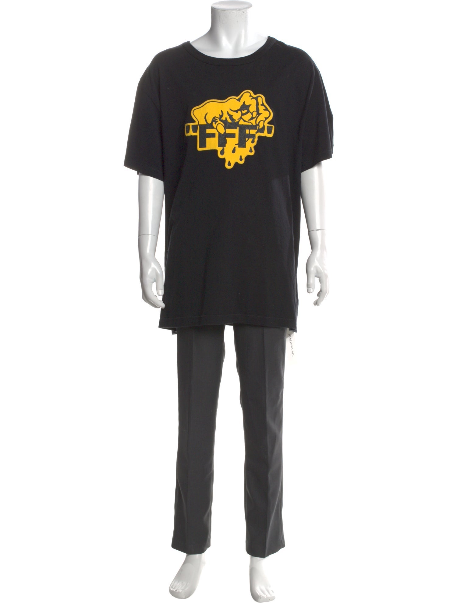 Off-White Graphic Print Crew Neck T-Shirt