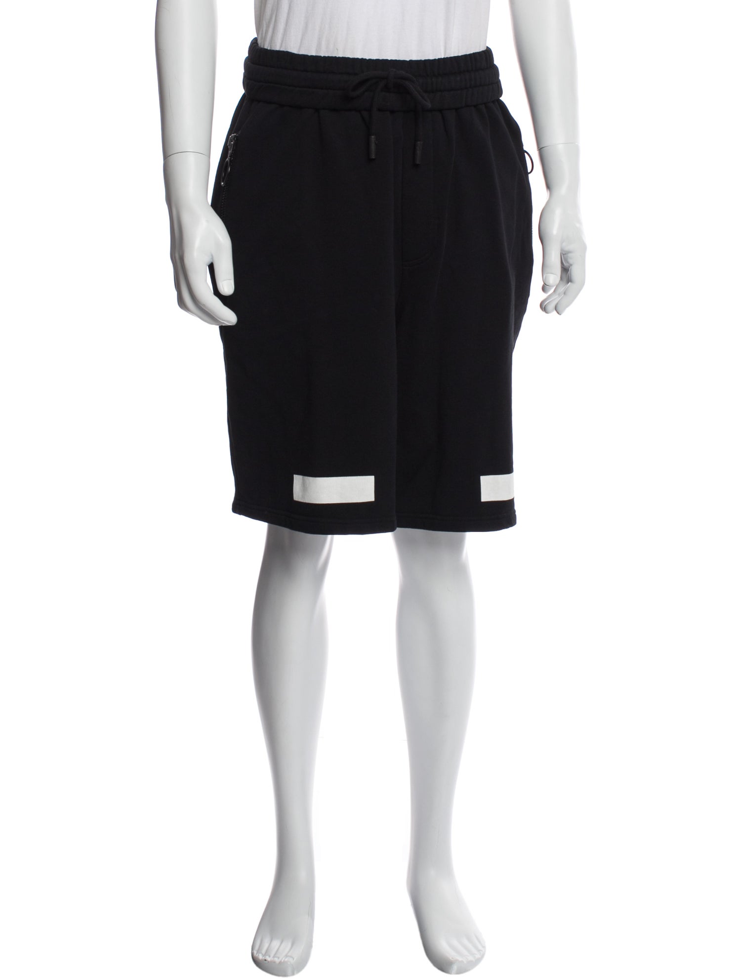 Off-White Graphic Print Jogger Shorts