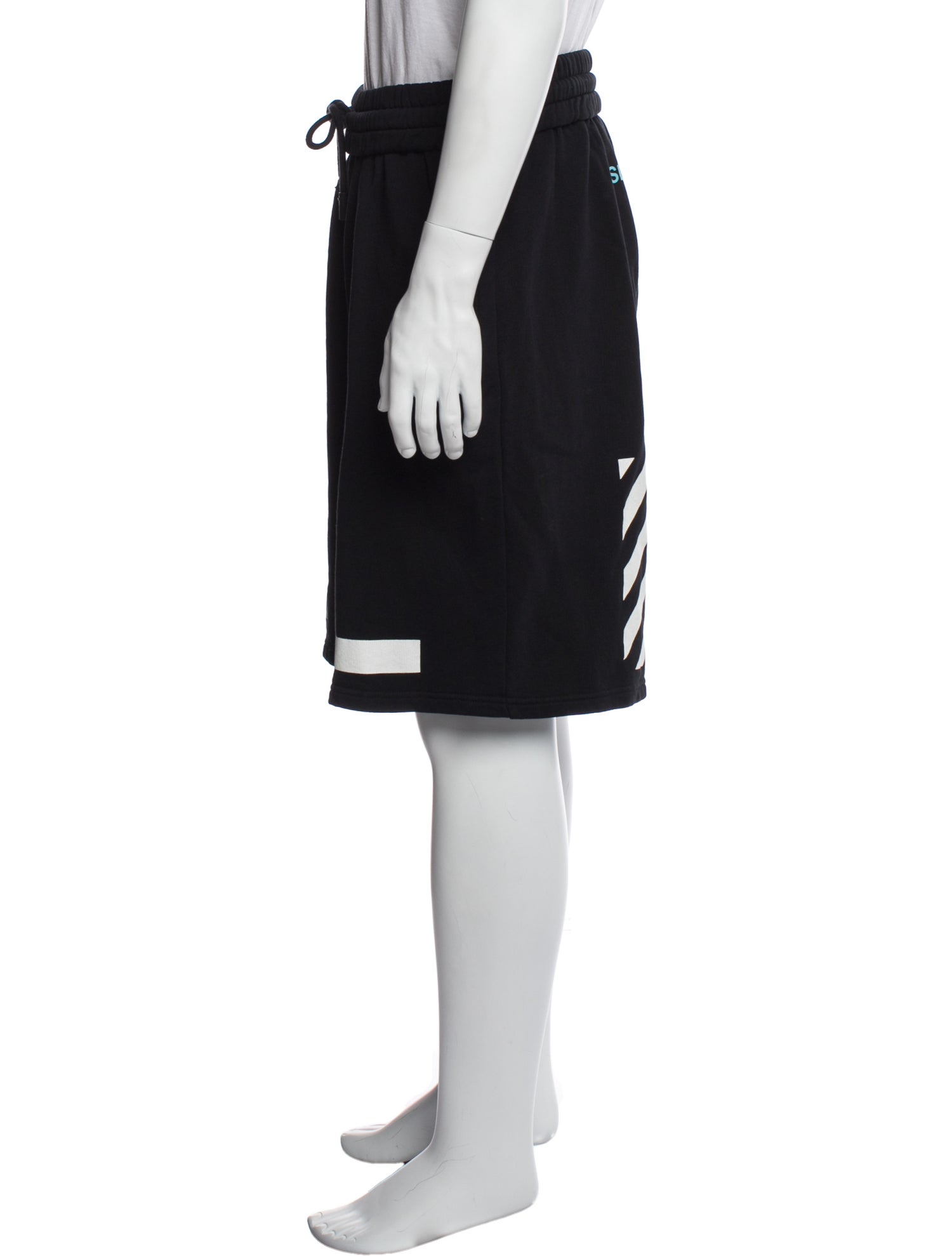 Off-White Graphic Print Jogger Shorts