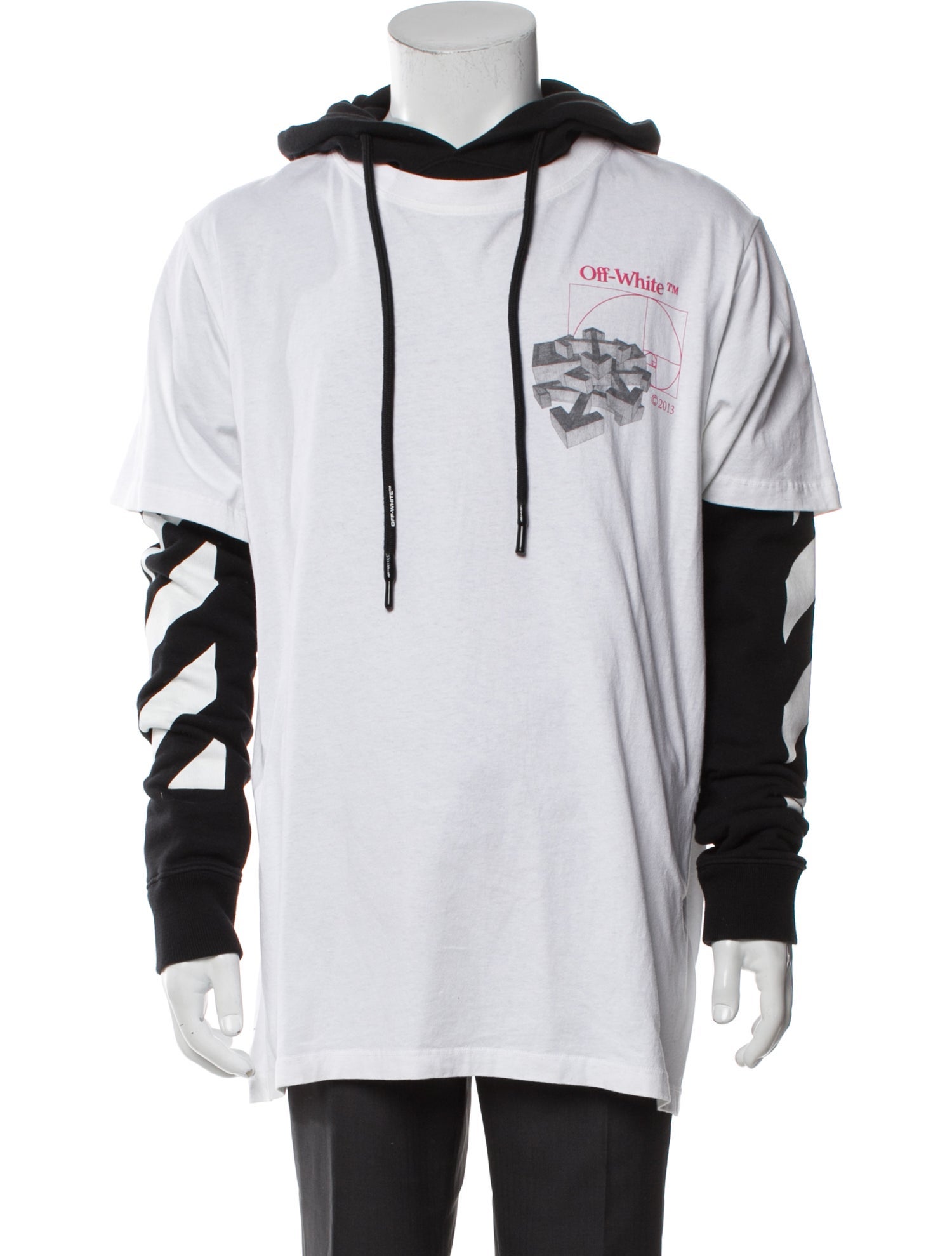 Off-White 2020 Signature Logo Hoodie