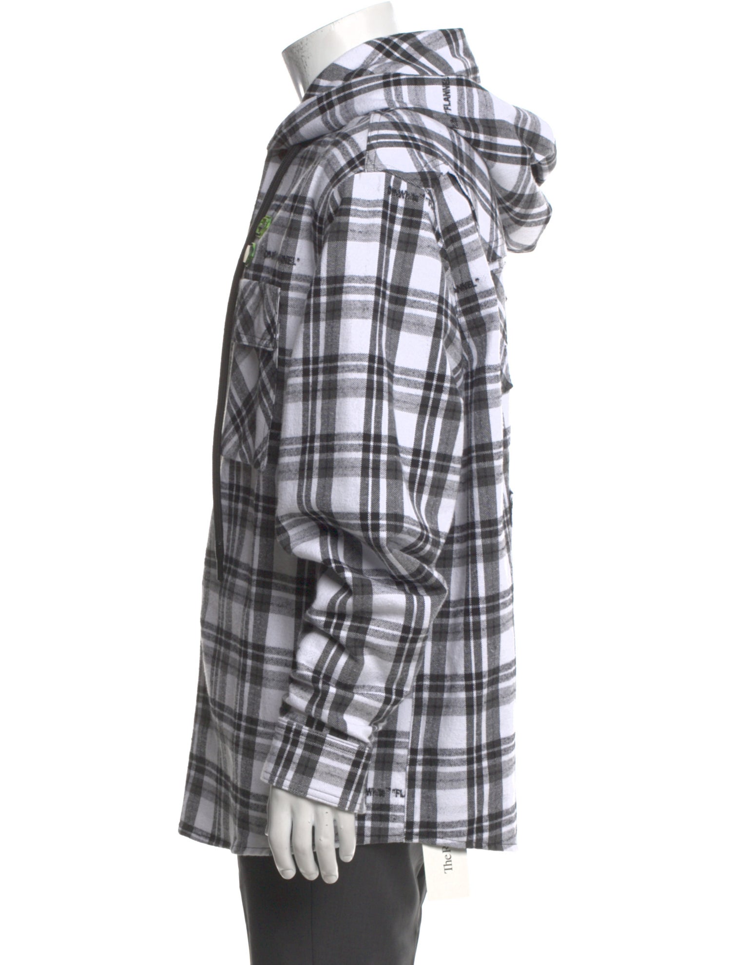 Off-White 2020 Flannel Hoodie