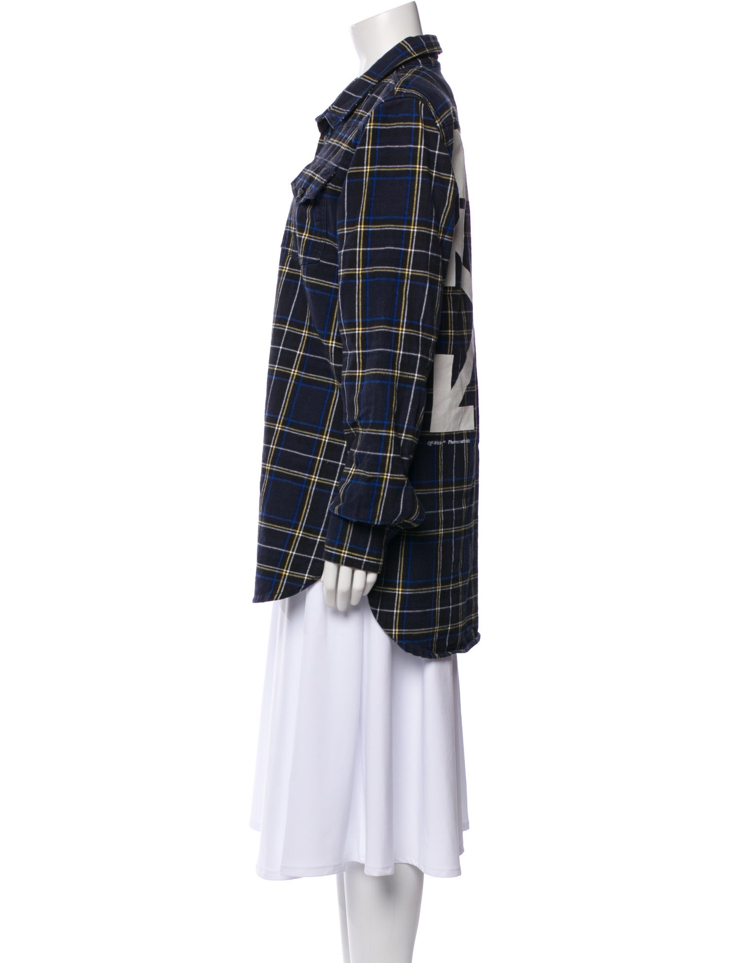 Off-White 2018 Plaid Print Shirt
