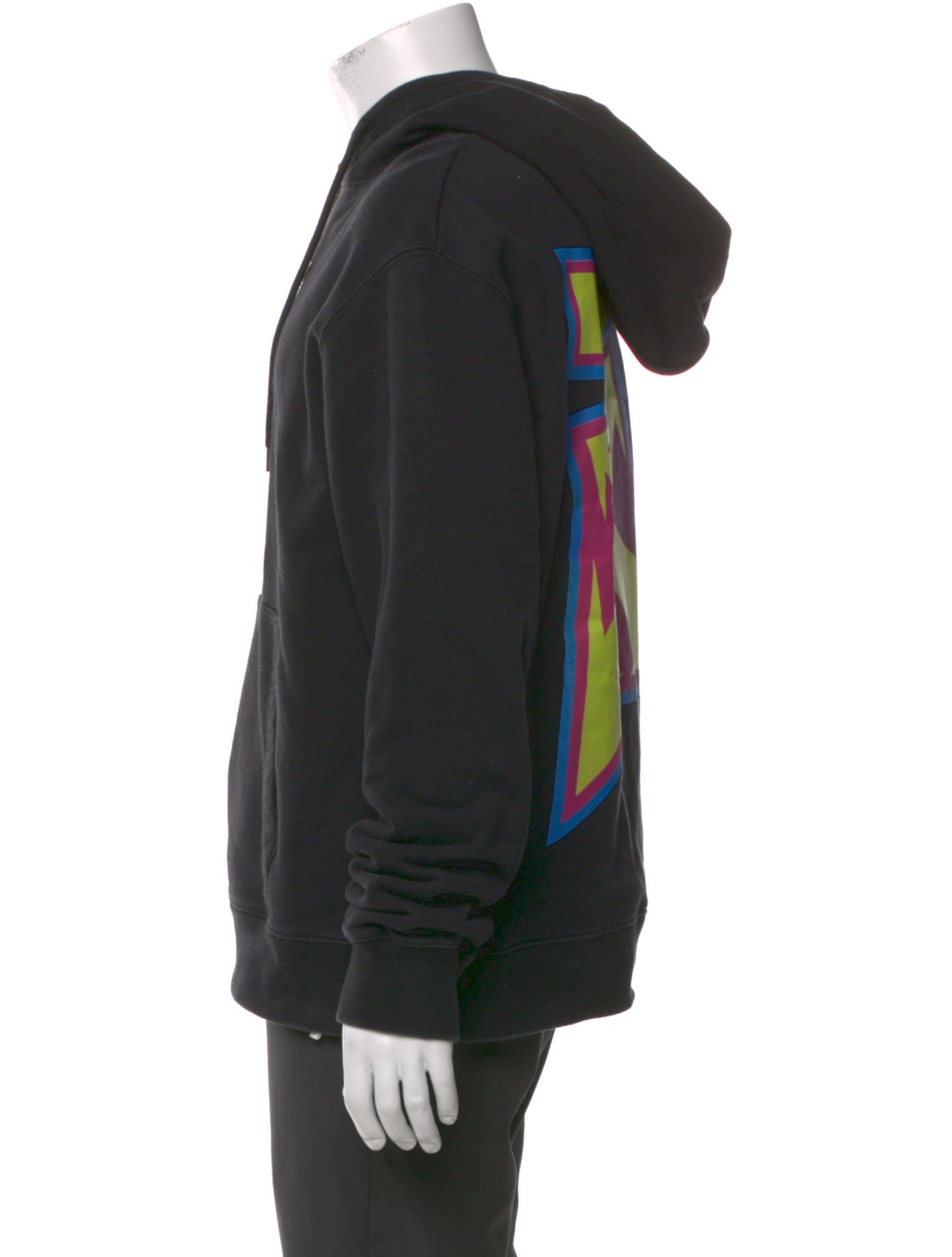 Off-White Graphic Print Crew Neck Hoodie