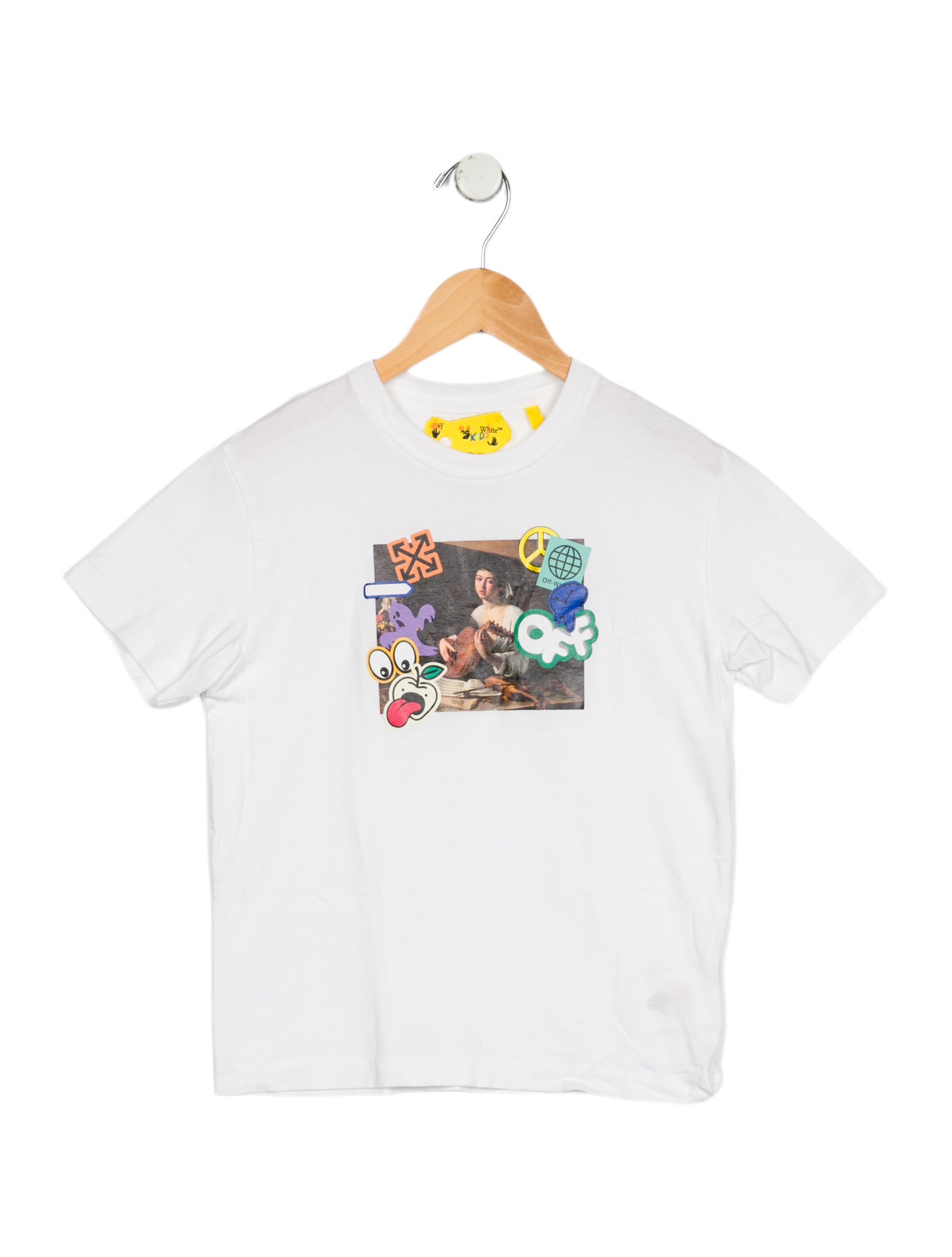 Off-White Boys graphic t shirt