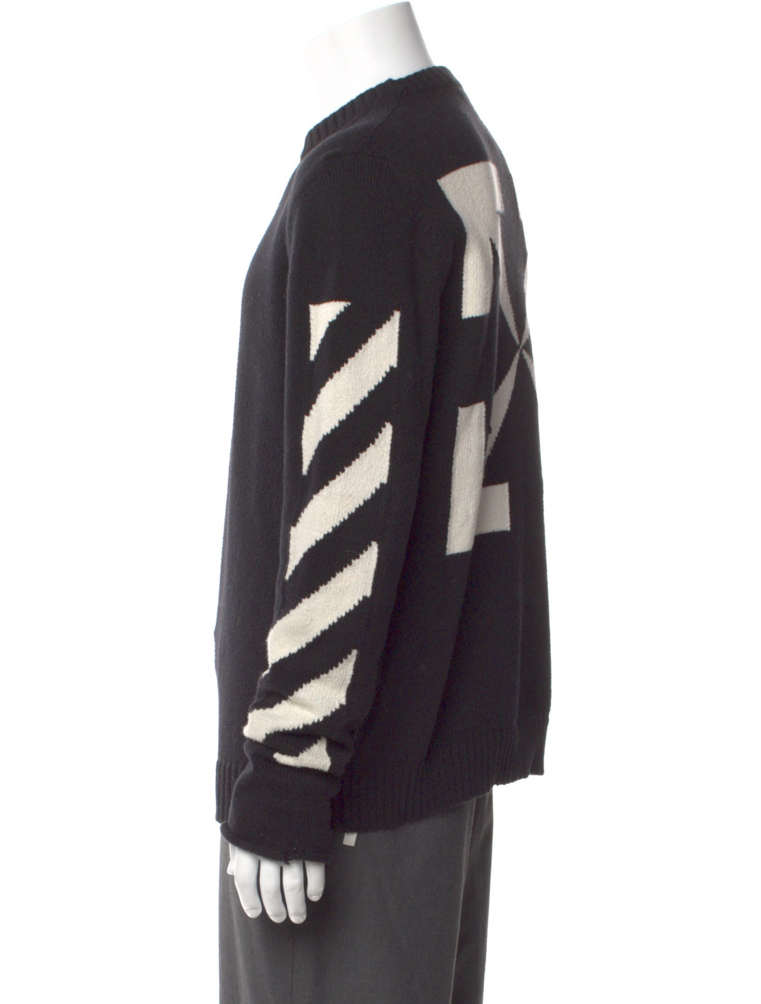 Off-White Diagonals Graphic Print Pullover