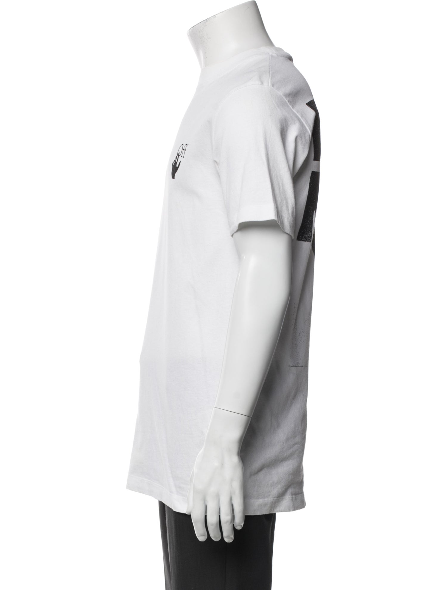 Off-White Graphic Print Crew Neck T-Shirt