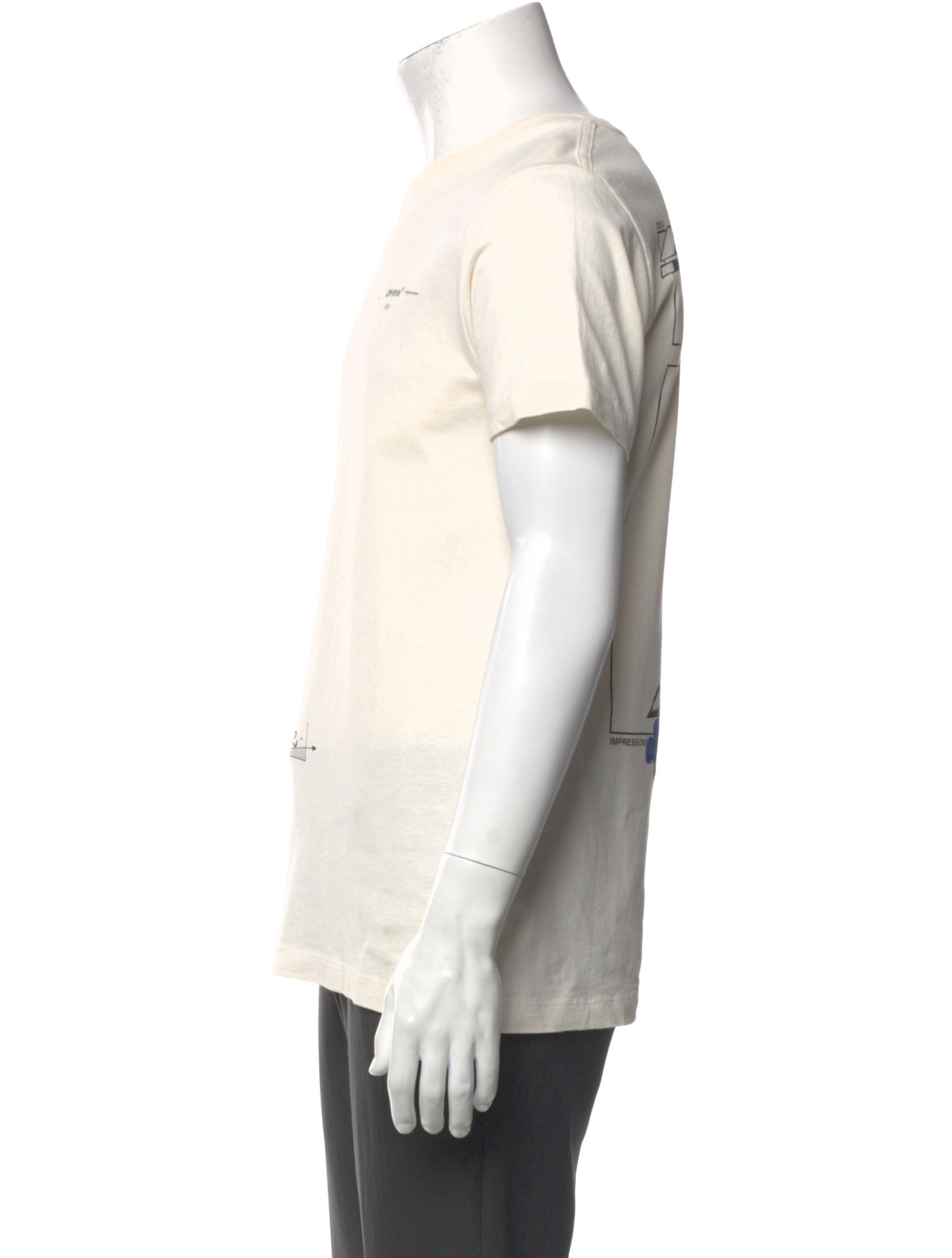 Off-White Graphic Print Crew Neck T-Shirt