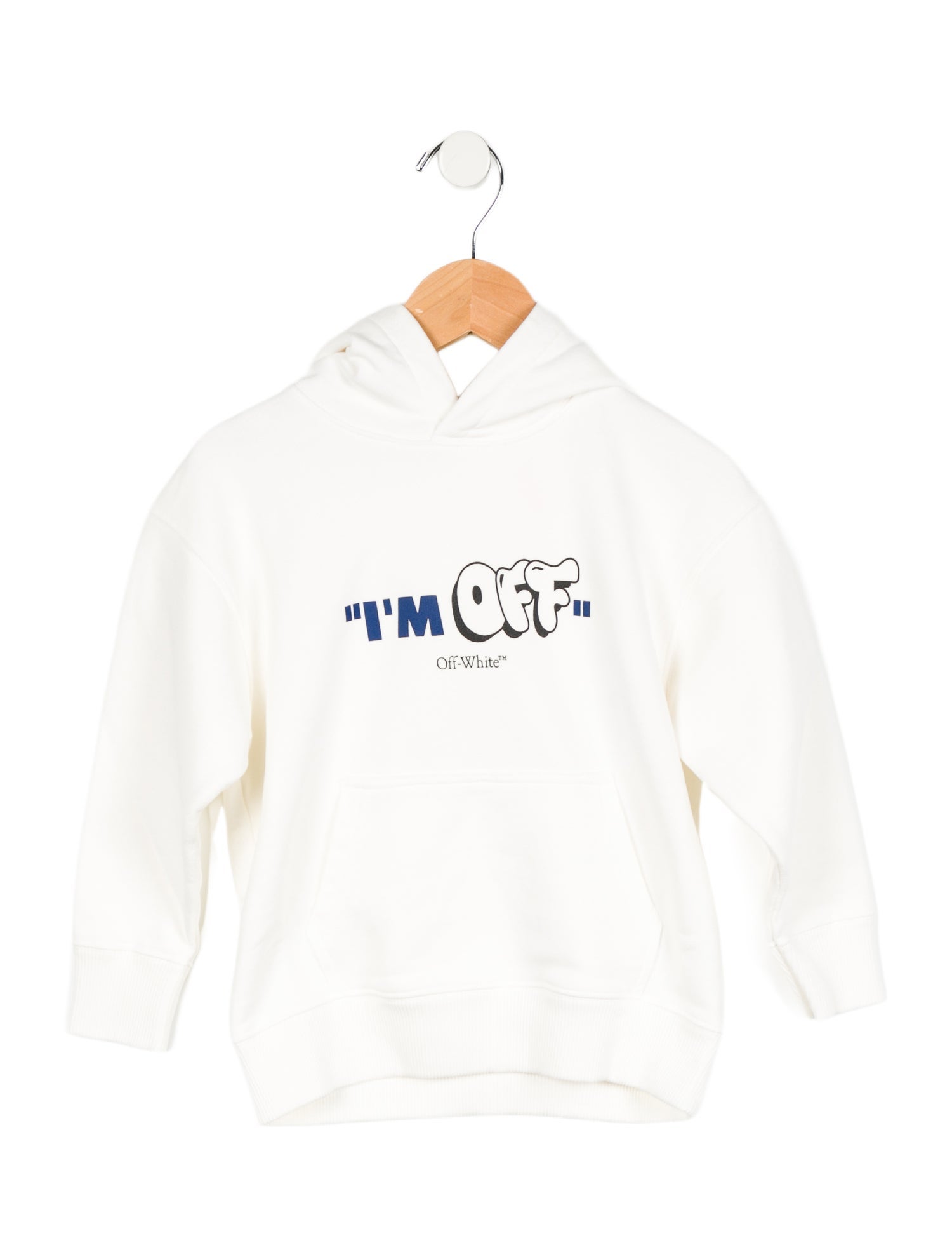 Off-White Boys' "I'M OFF" Logo Hooded Sweatshirt w/Tags