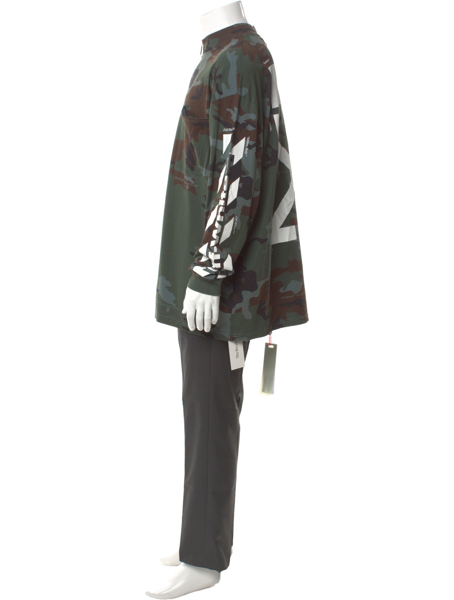 Off-White 2019 Camouflage Print T-Shirt w/ Tags