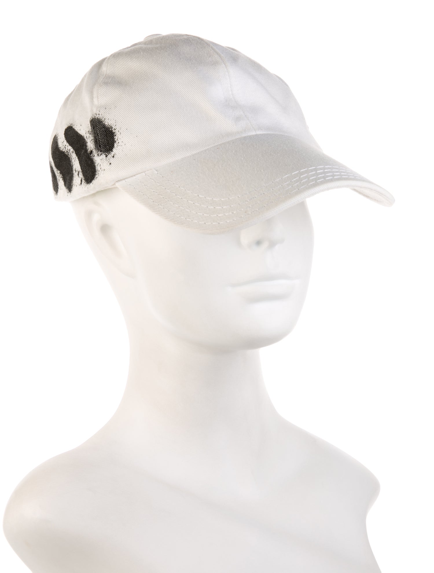 Off-White Diagonal Spray Hat