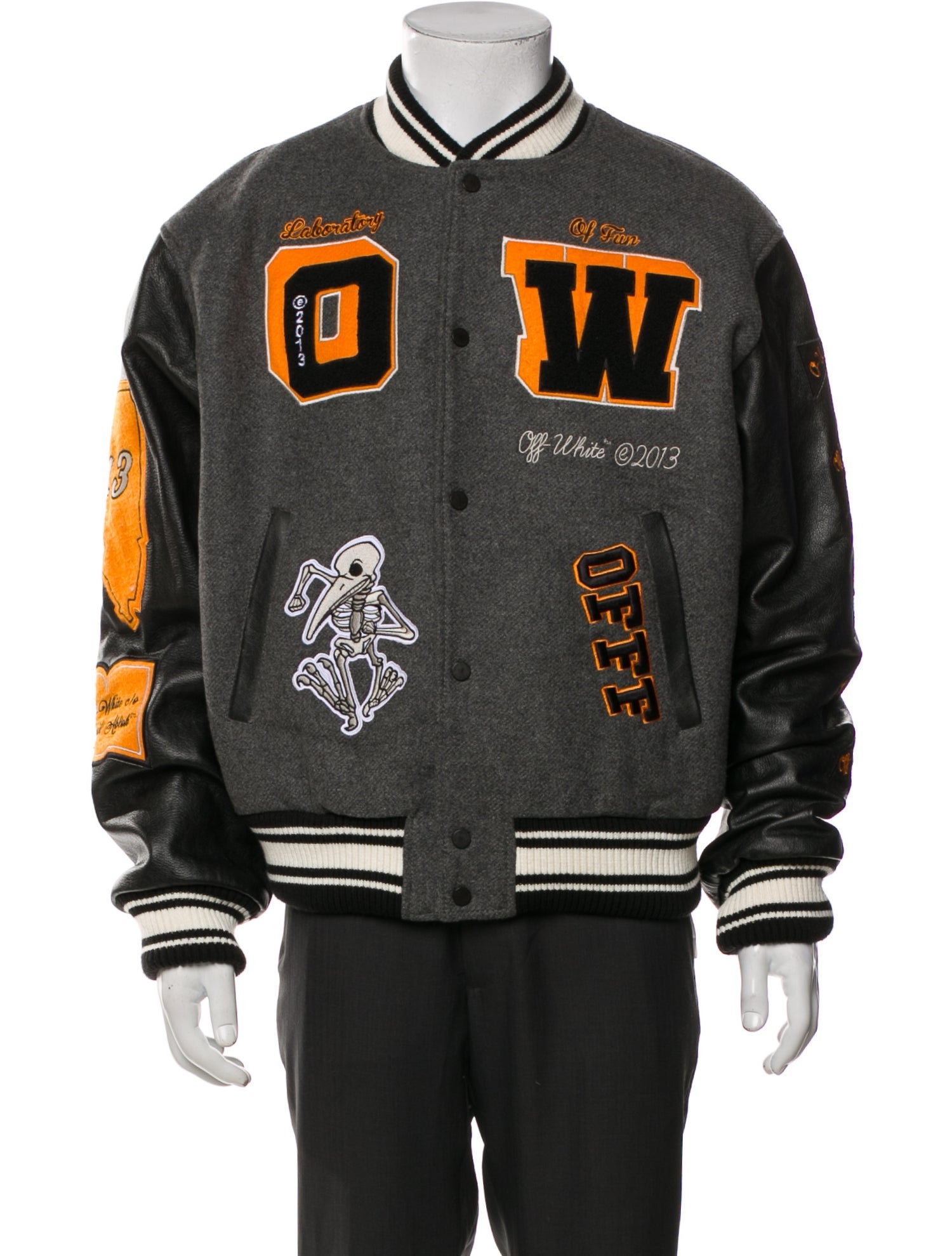 Off-White 2021 Varsity Jacket Varsity Jacket
