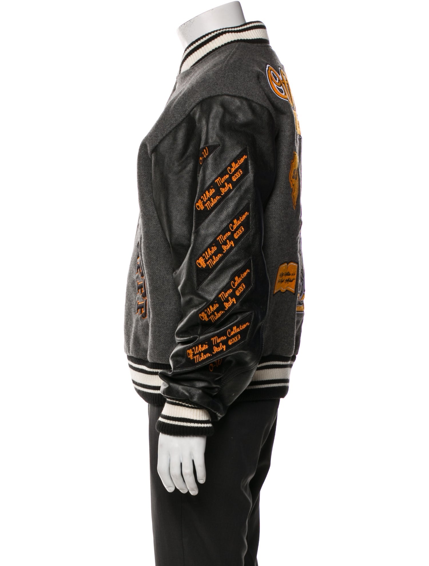 Off-White 2021 Varsity Jacket Varsity Jacket