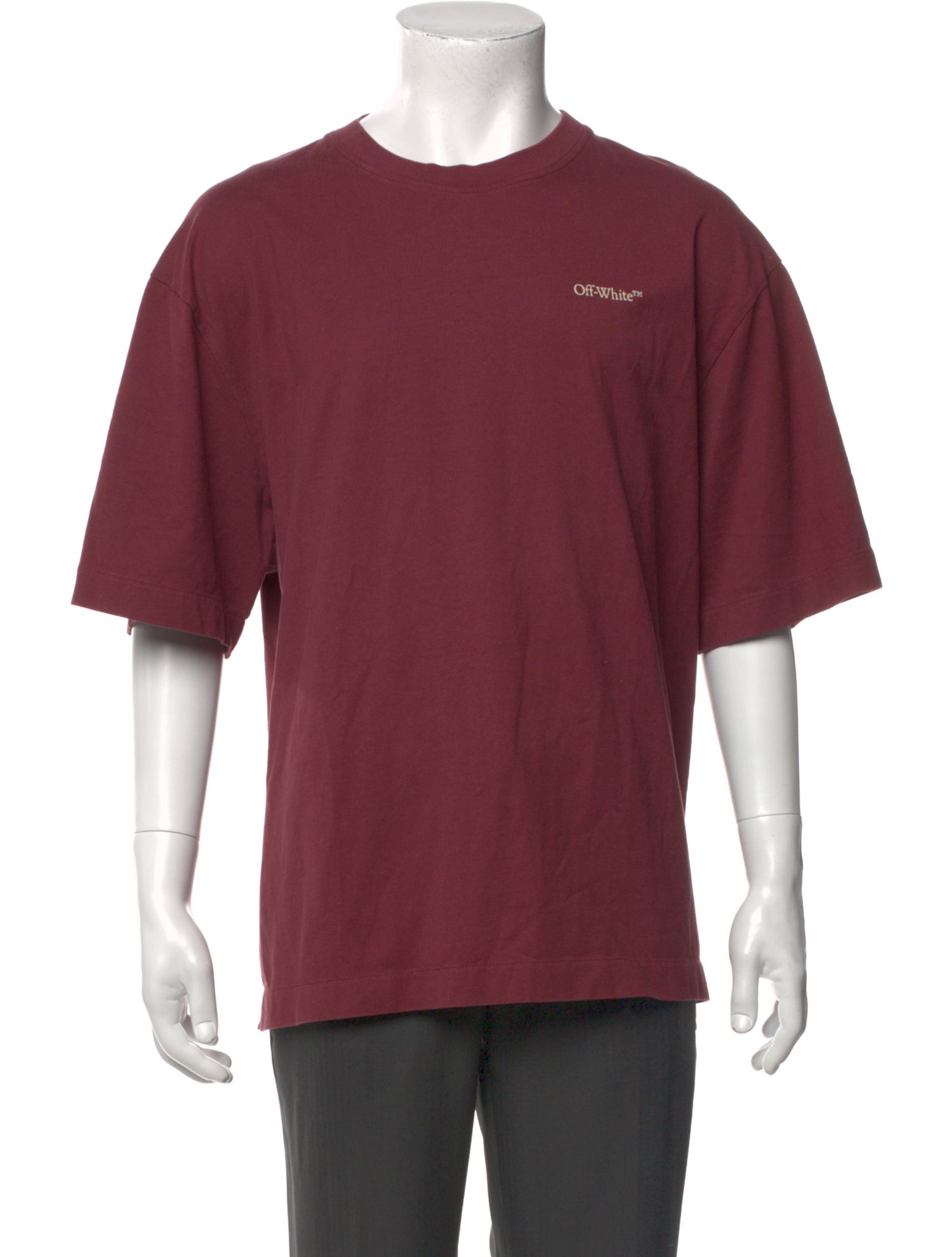 Off-White Graphic Print Crew Neck T-Shirt