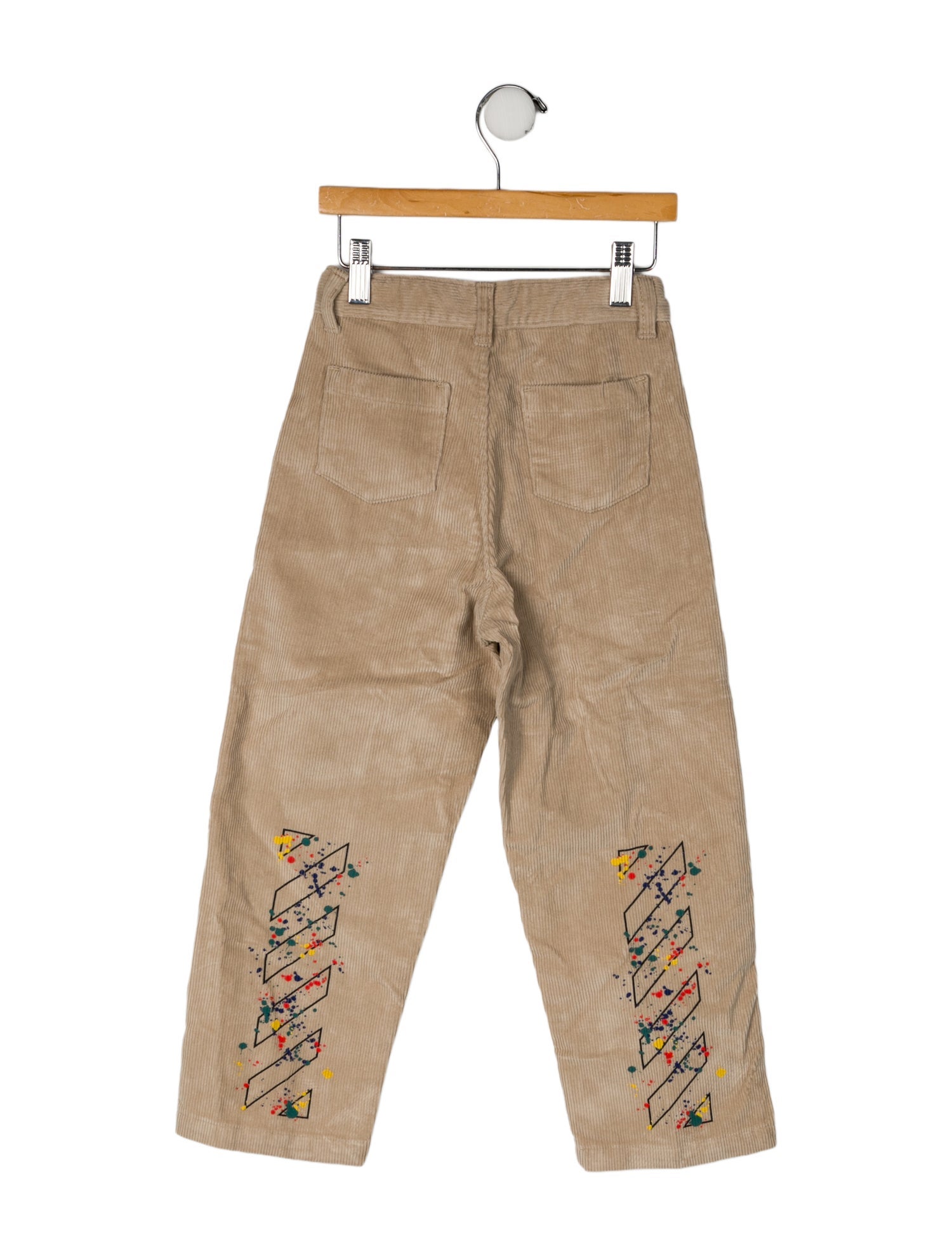 Off-White Diagonal Splat Corduroy Logo Pants