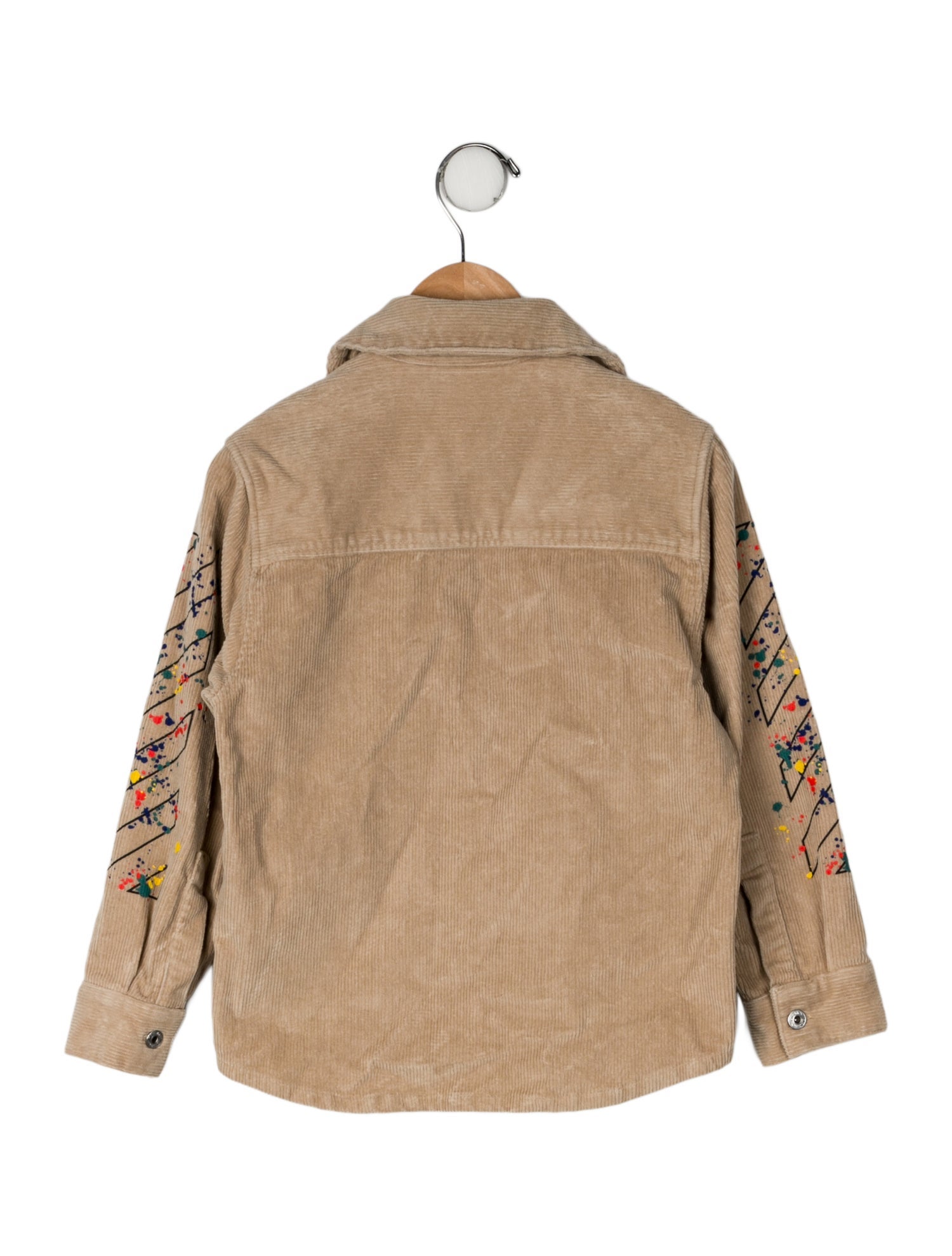 Off-White Diagonal Splat Corduroy Jacket